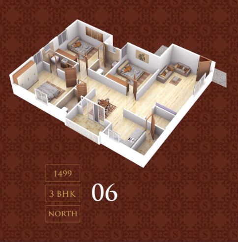 3DFloorPlan of CVSR Silver Line
