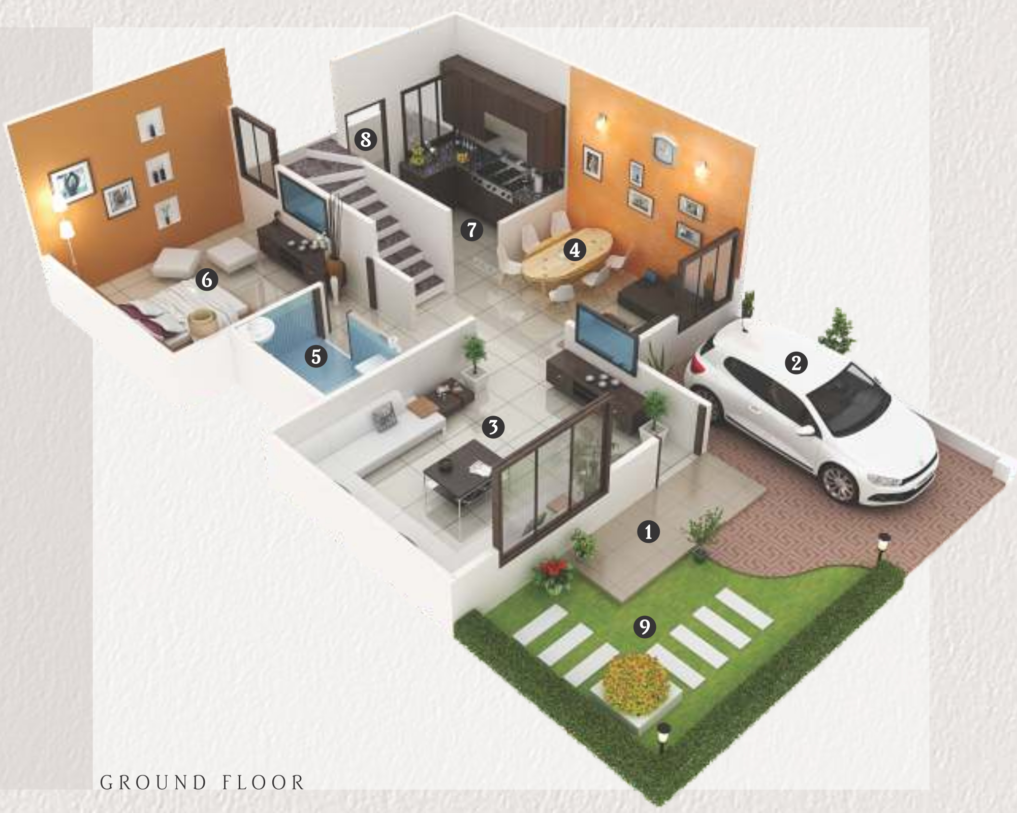 3DFloorPlan of Sanskaar Ville Panache