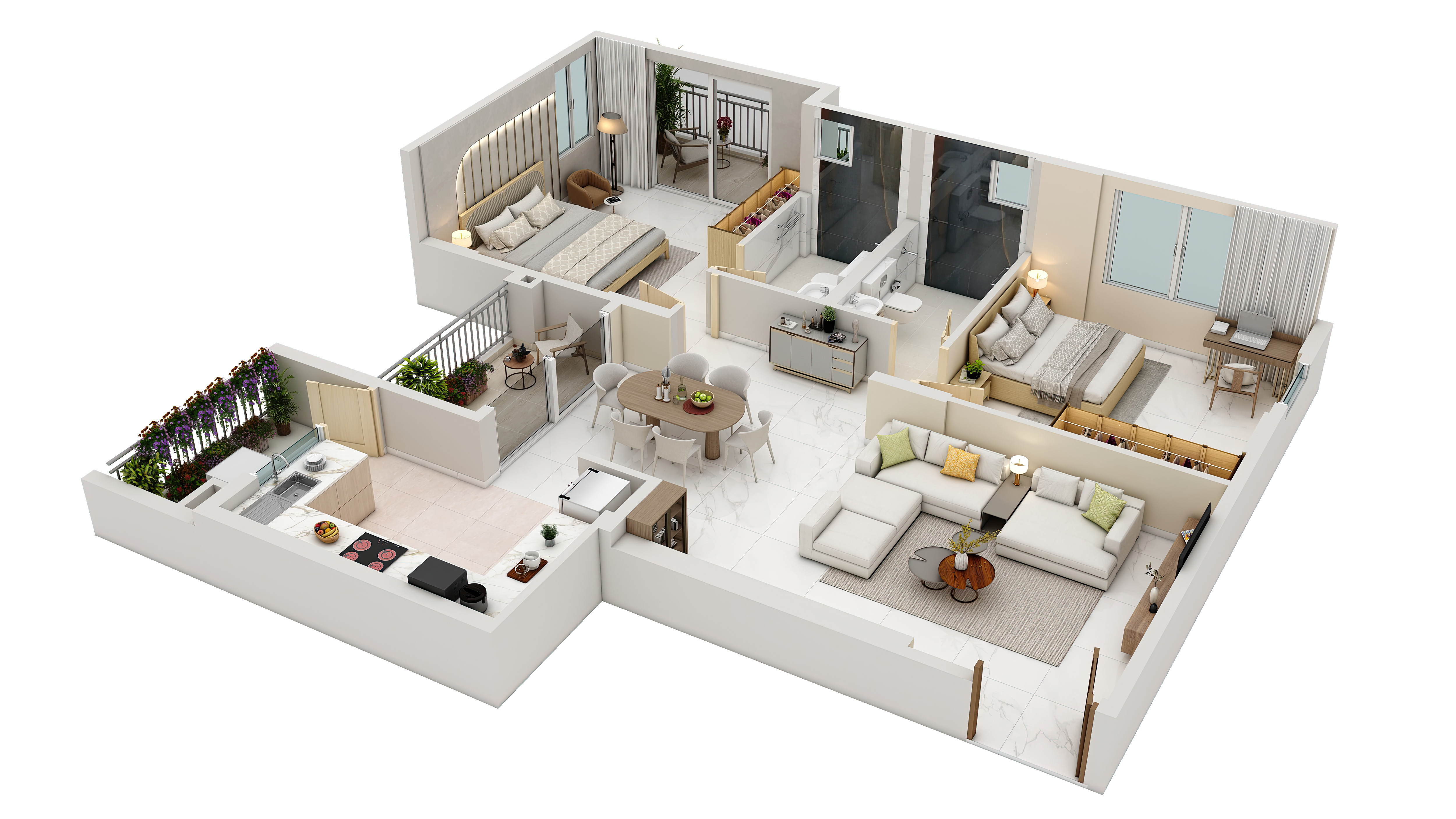 3DFloorPlan of HM Scottsville