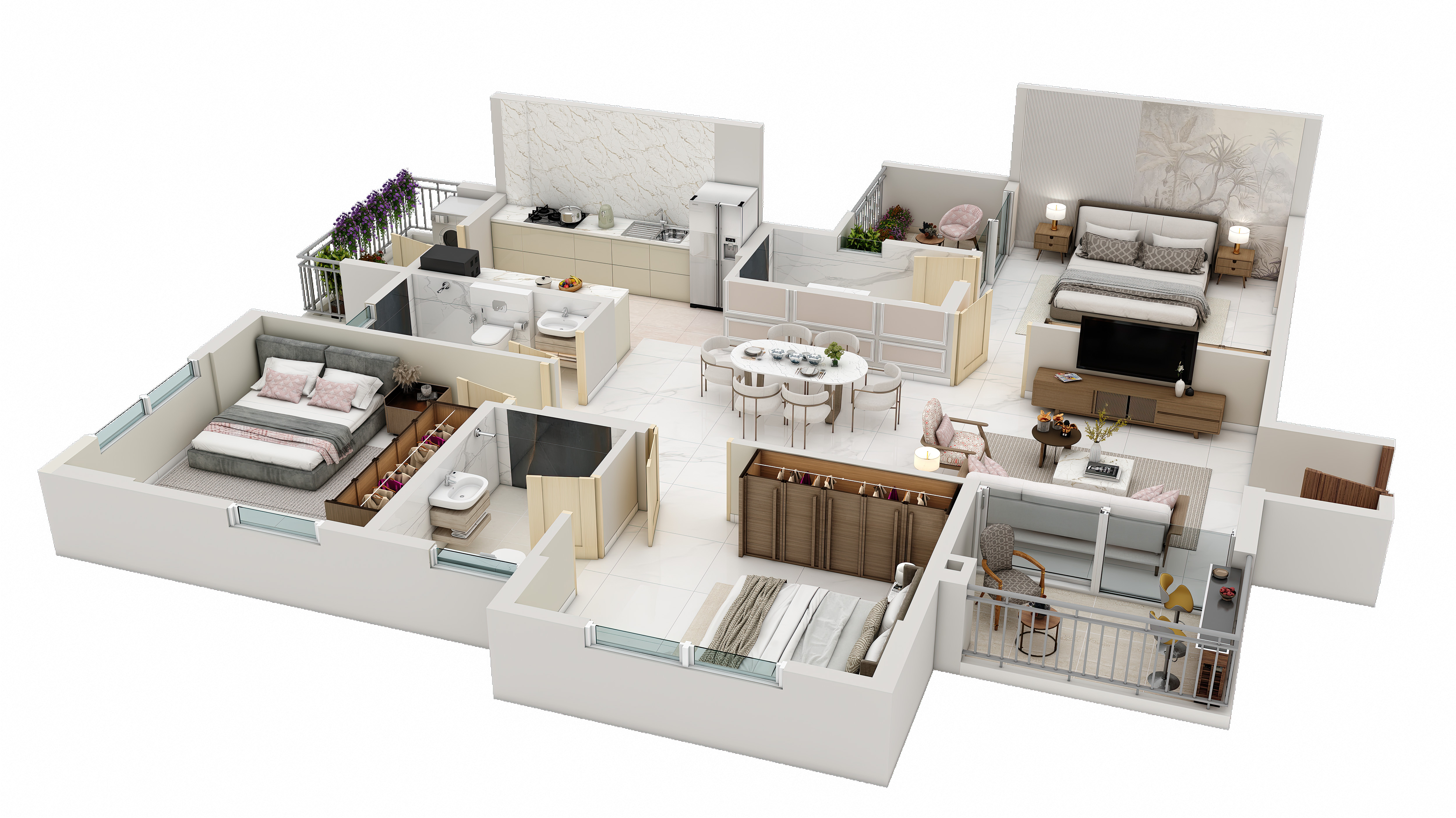3DFloorPlan of HM Scottsville