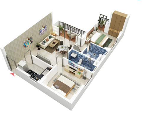 3DFloorPlan of Unimark Oceania