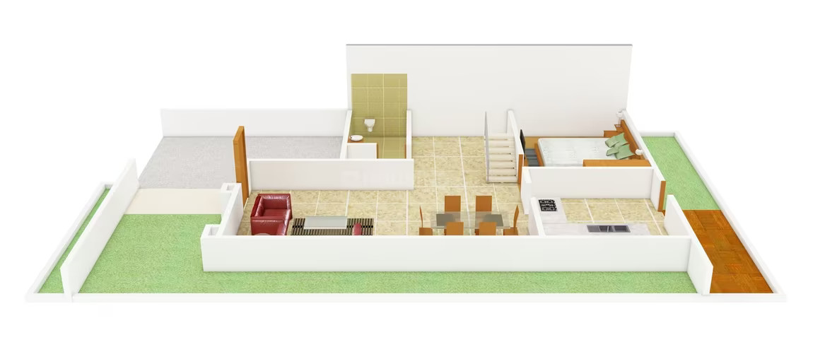 3DFloorPlan of Kakaria Royal Village