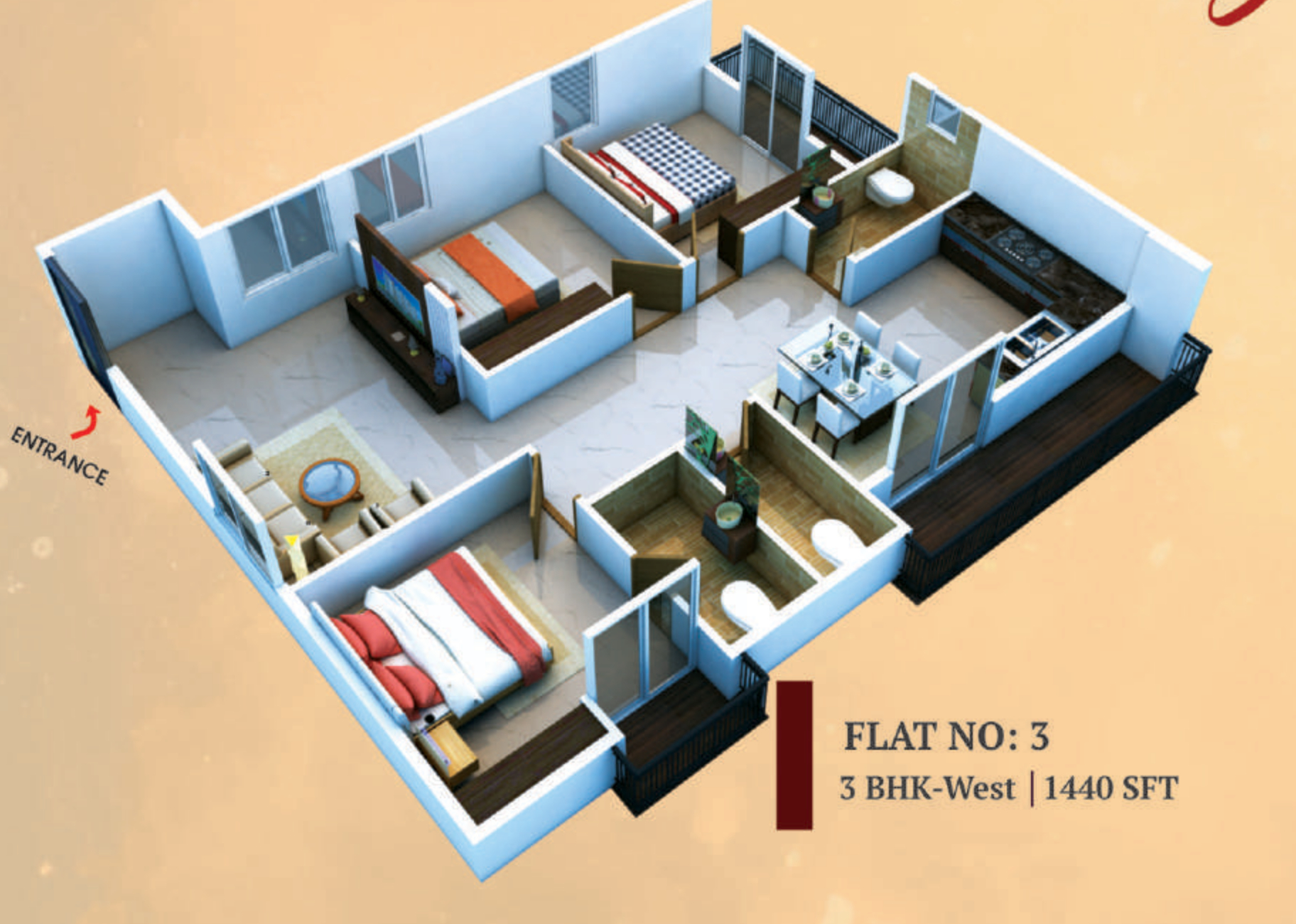 3DFloorPlan of Habulus Heritage