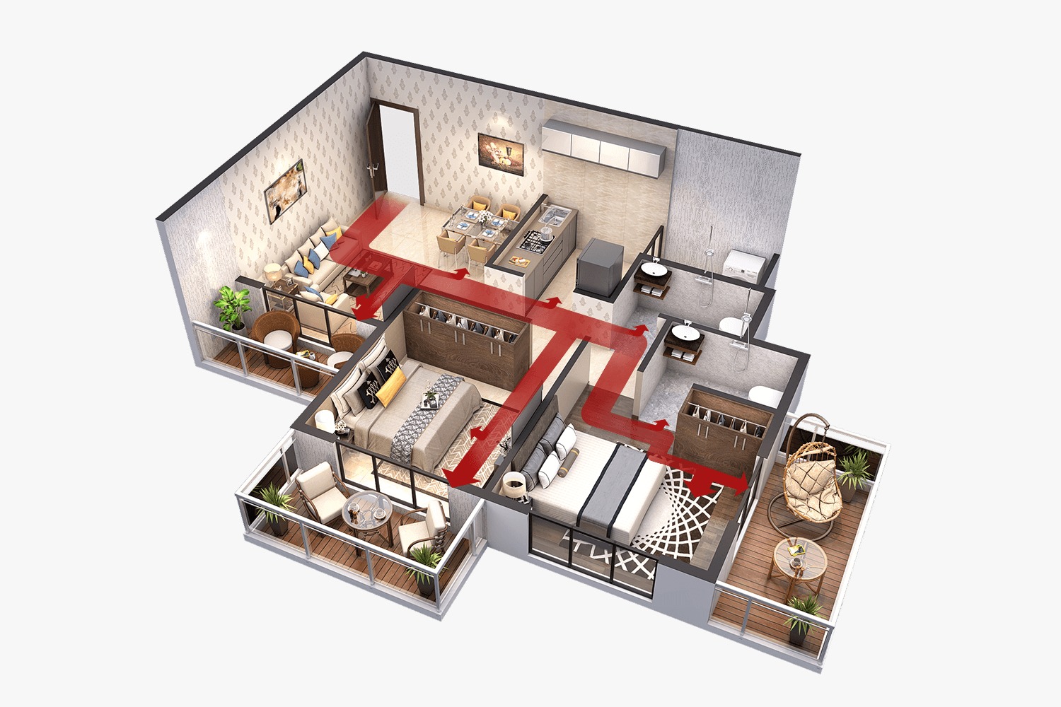 3DFloorPlan of Uni Max Pride