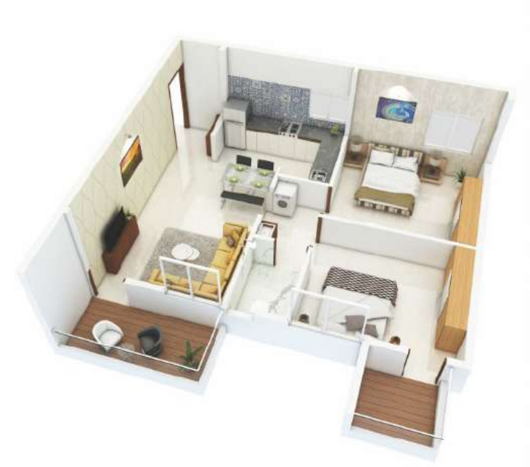 3DFloorPlan of Prithvi Presidio Buiding B Phase 1