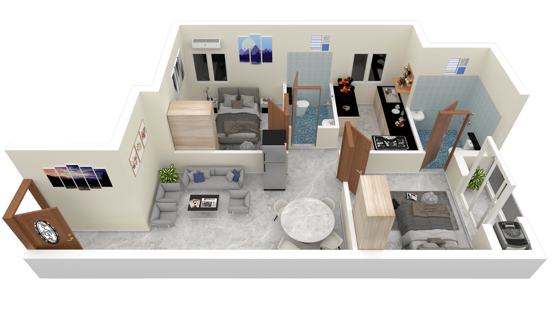 3DFloorPlan of Vikaans Hayagriva