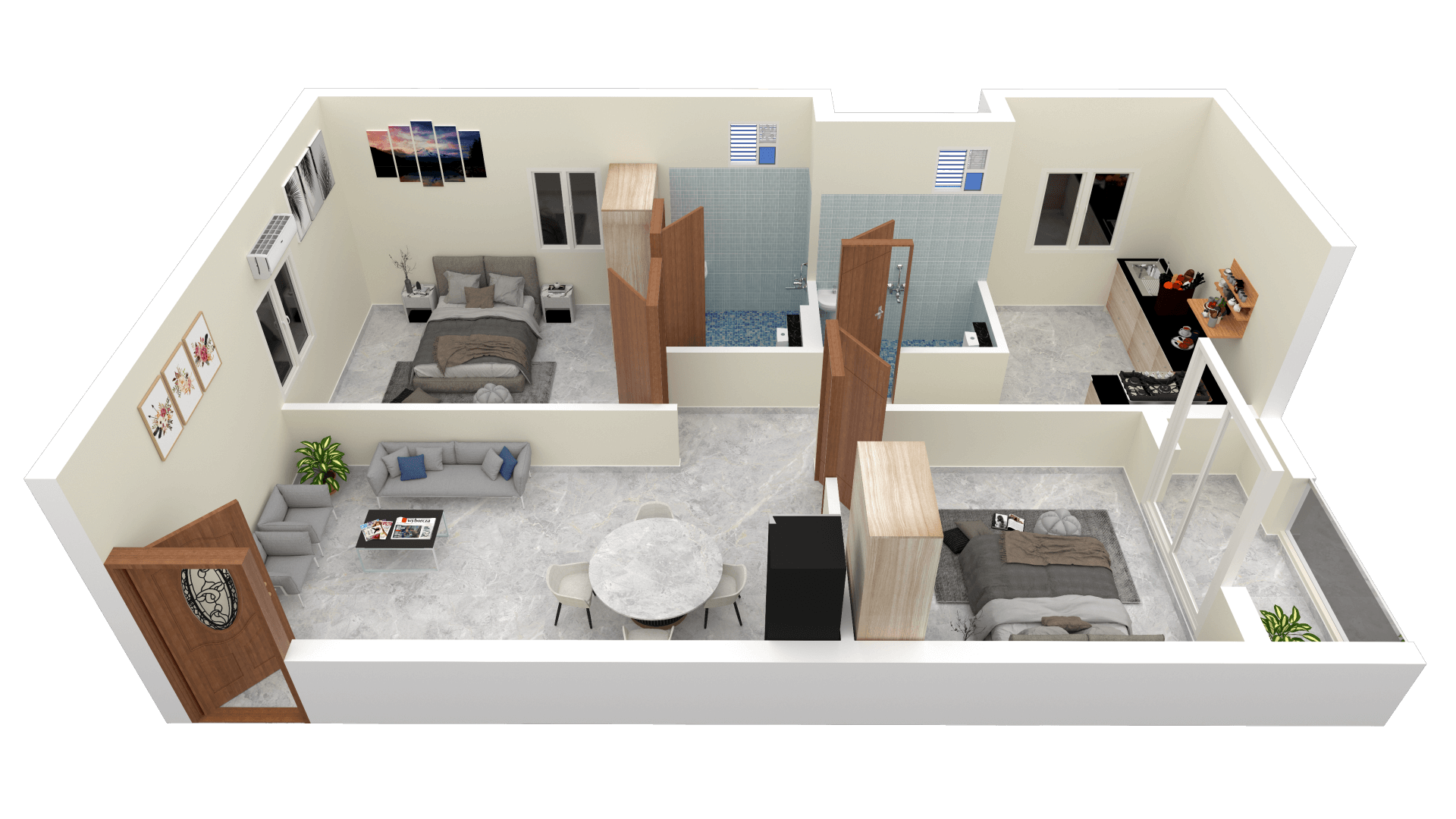 3DFloorPlan of Vikaans Hayagriva