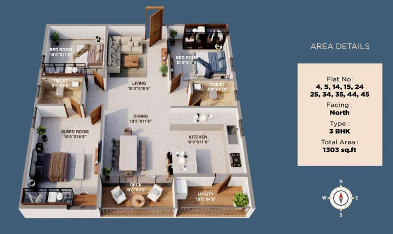 3DFloorPlan of RR Aram