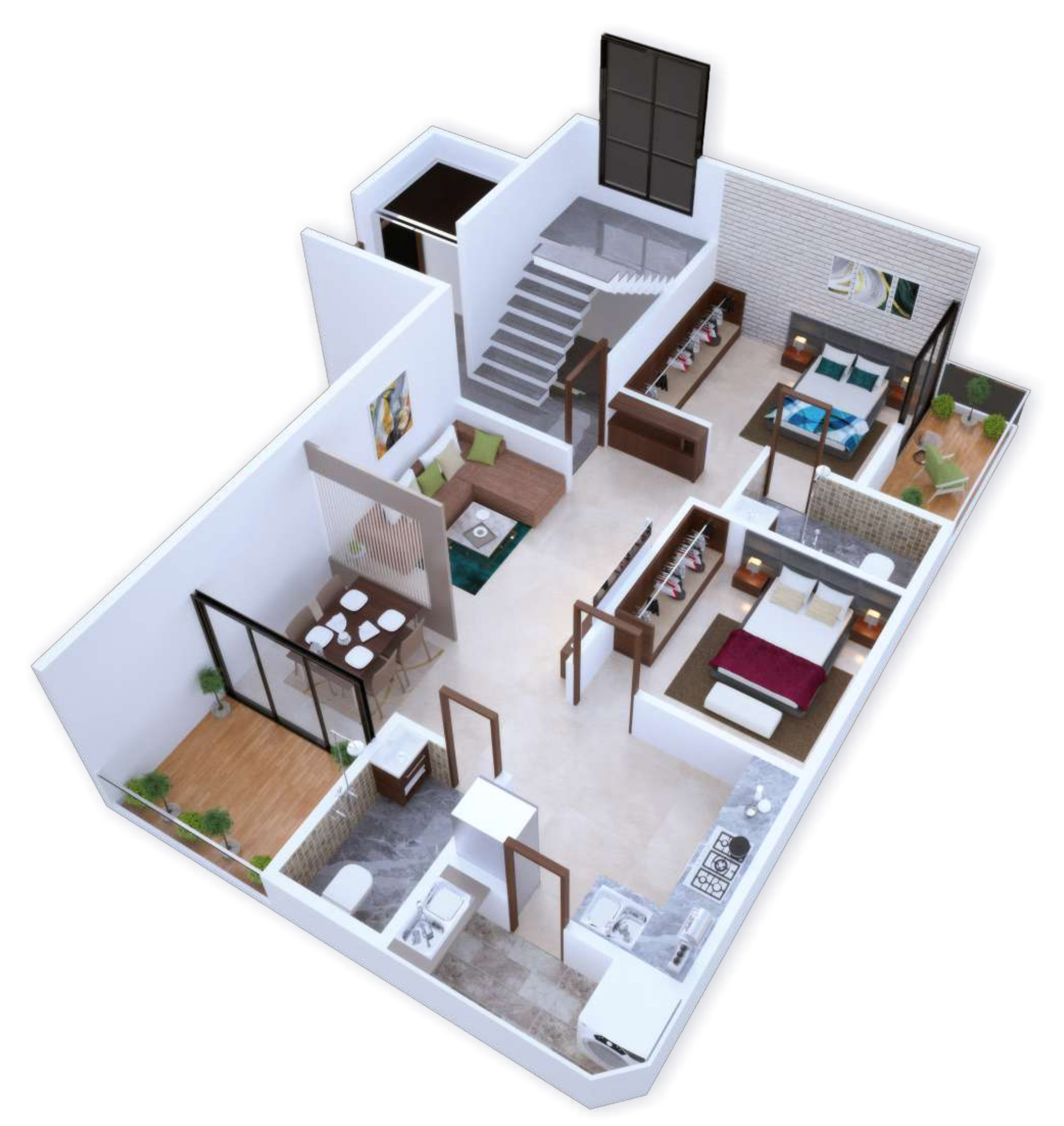 3DFloorPlan of Archi Devanya IX