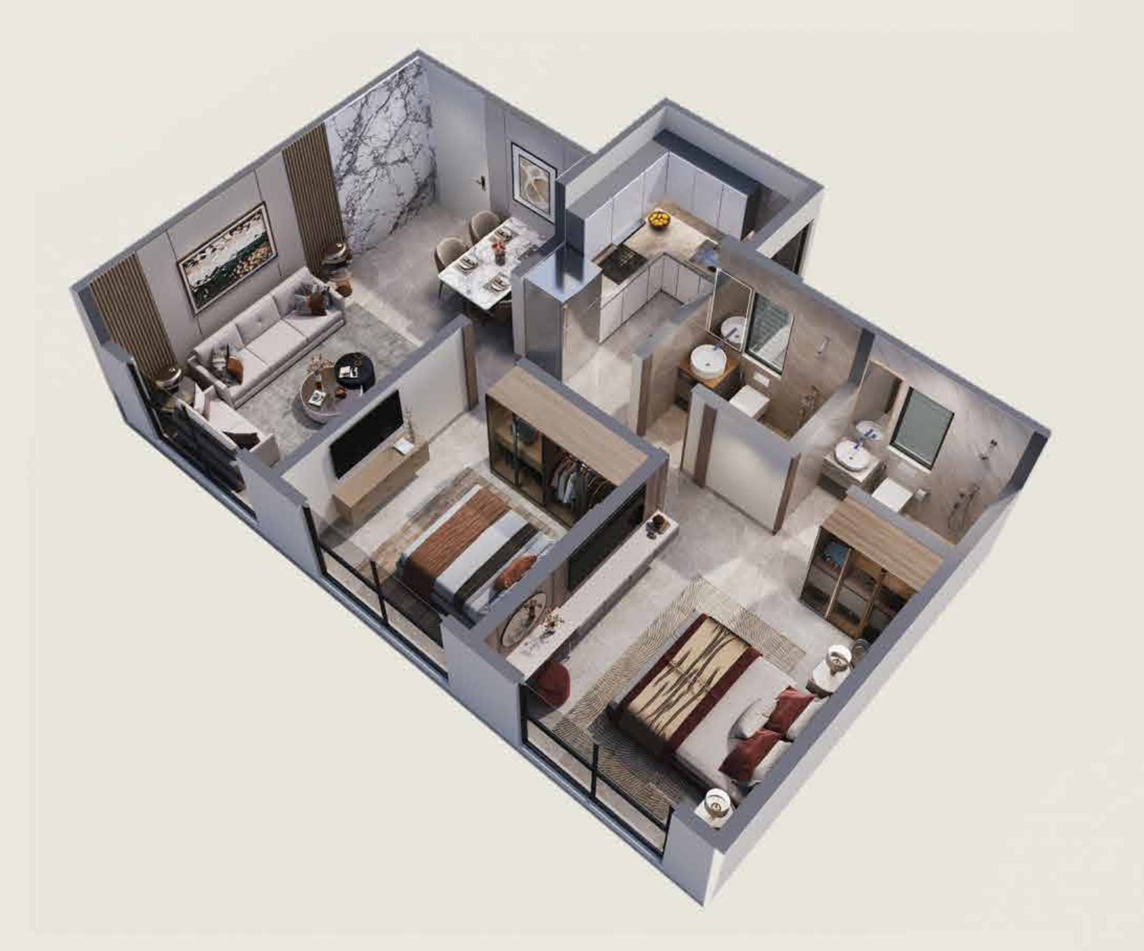 3DFloorPlan of Platinum Crest