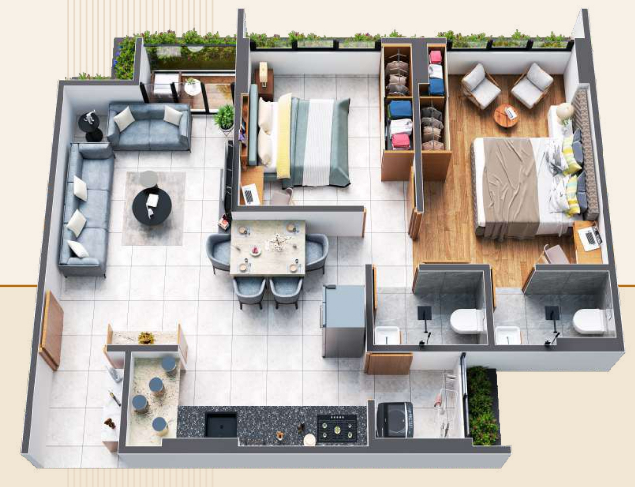 3DFloorPlan of Silver Colin