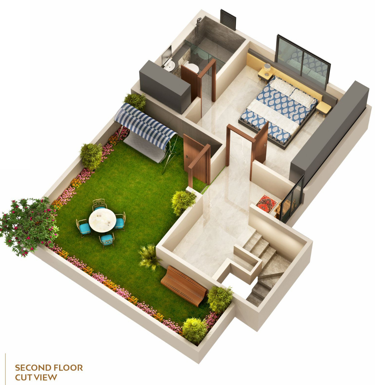 3DFloorPlan of B R Park Residency