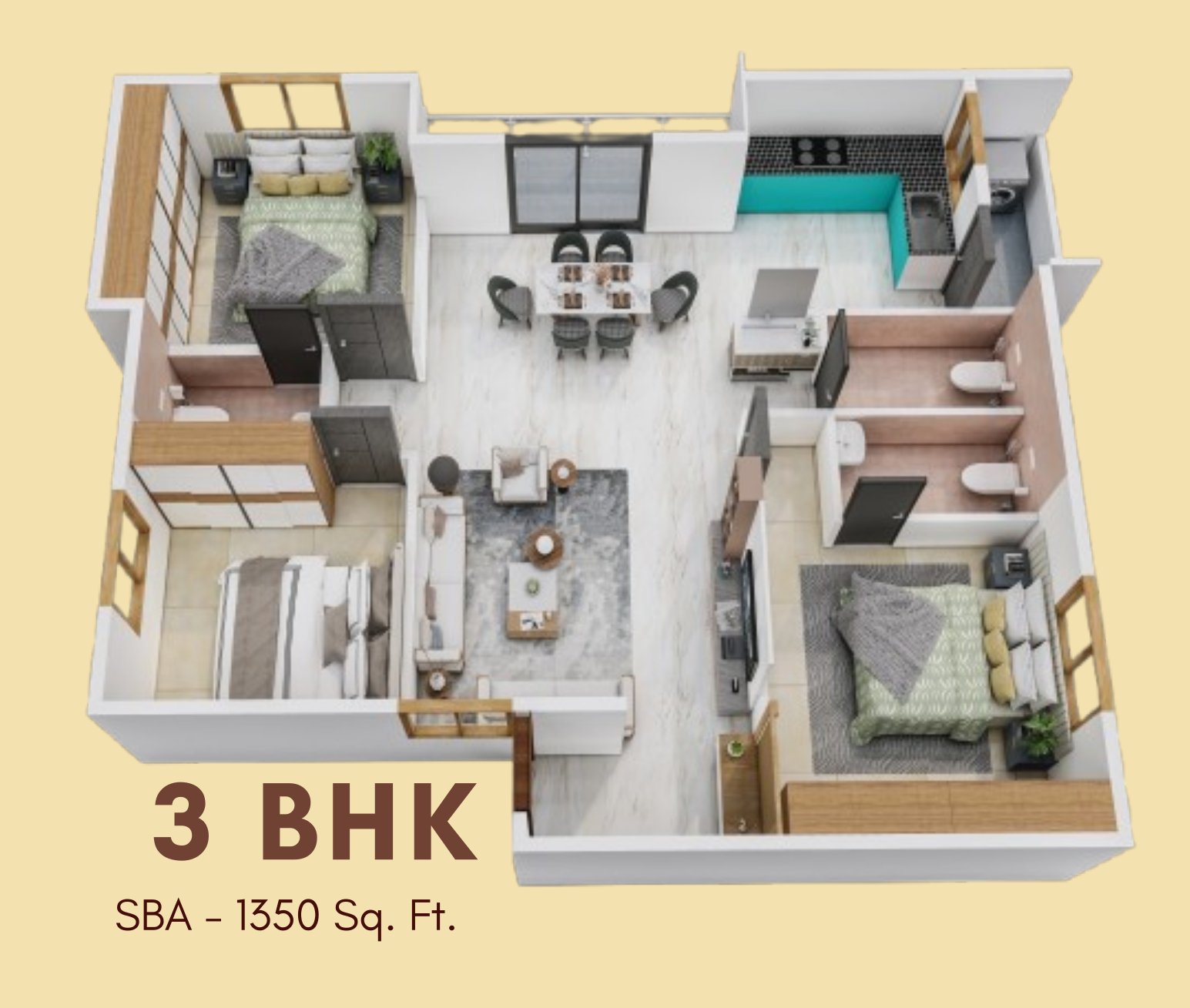3DFloorPlan of Vaishnavi Mane