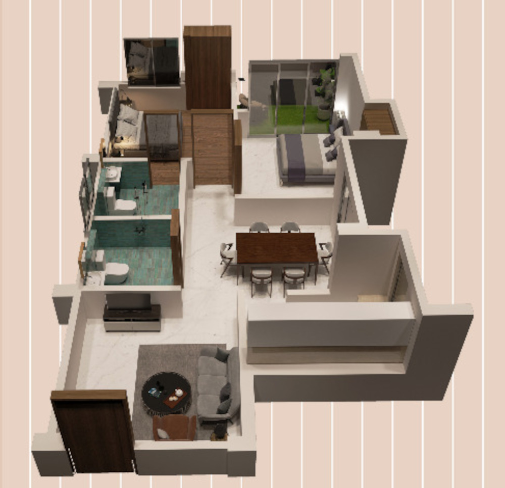 3DFloorPlan of Aronica Palace