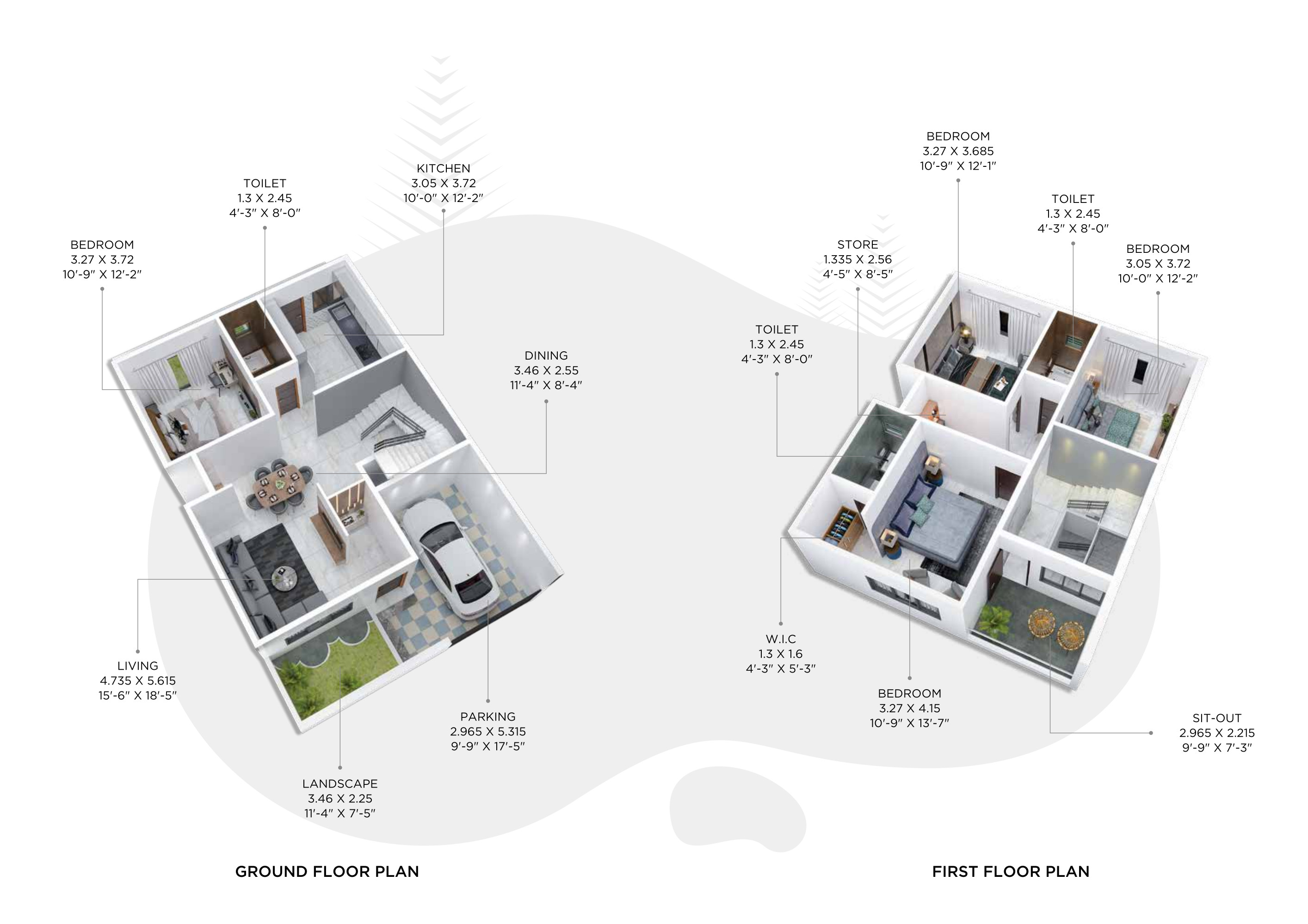 3DFloorPlan of Lake Shore Oasis