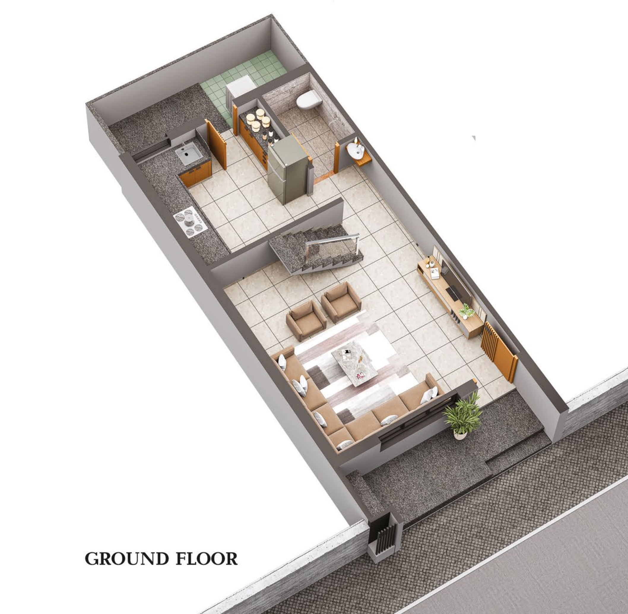3DFloorPlan of Krishna Residency
