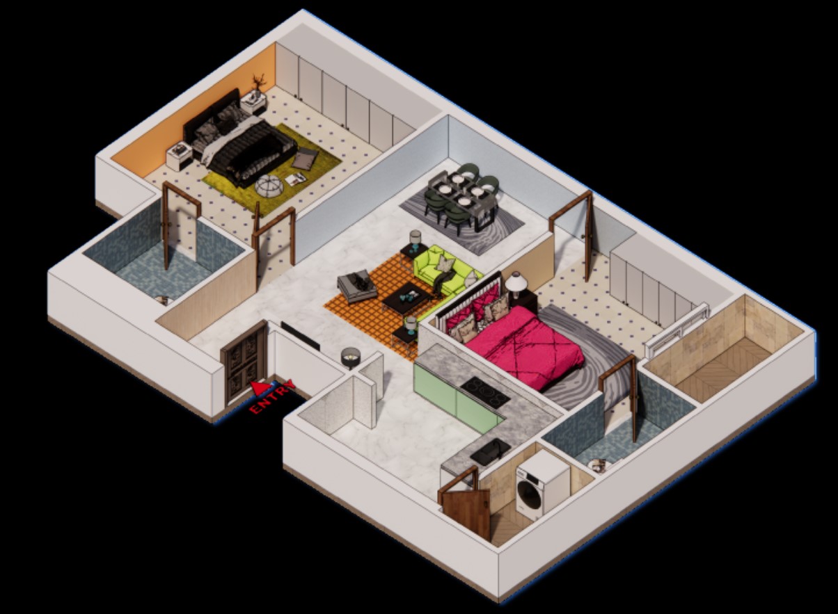 3DFloorPlan of Nest Eternia