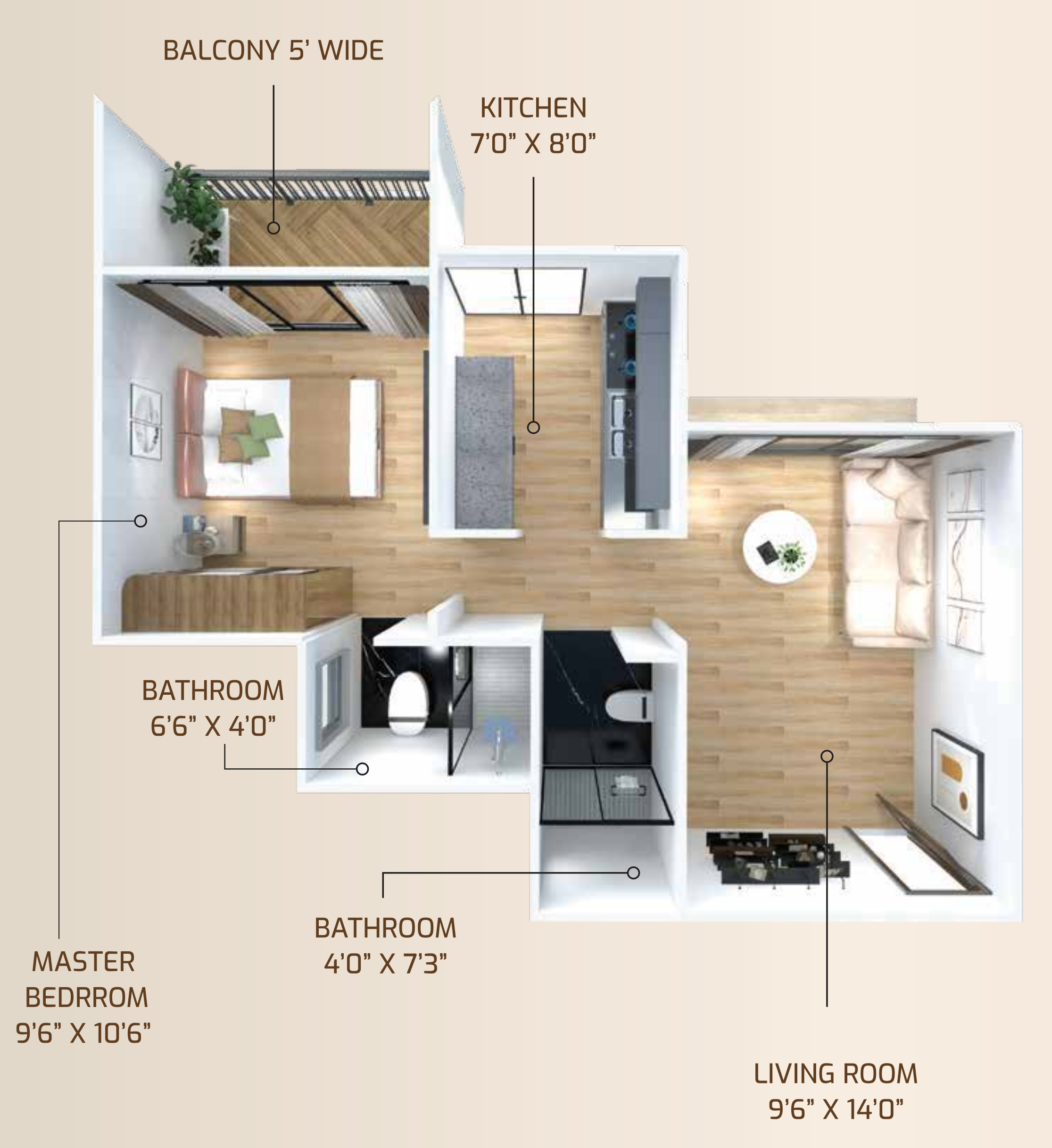 3DFloorPlan of Tharwanis Sky View