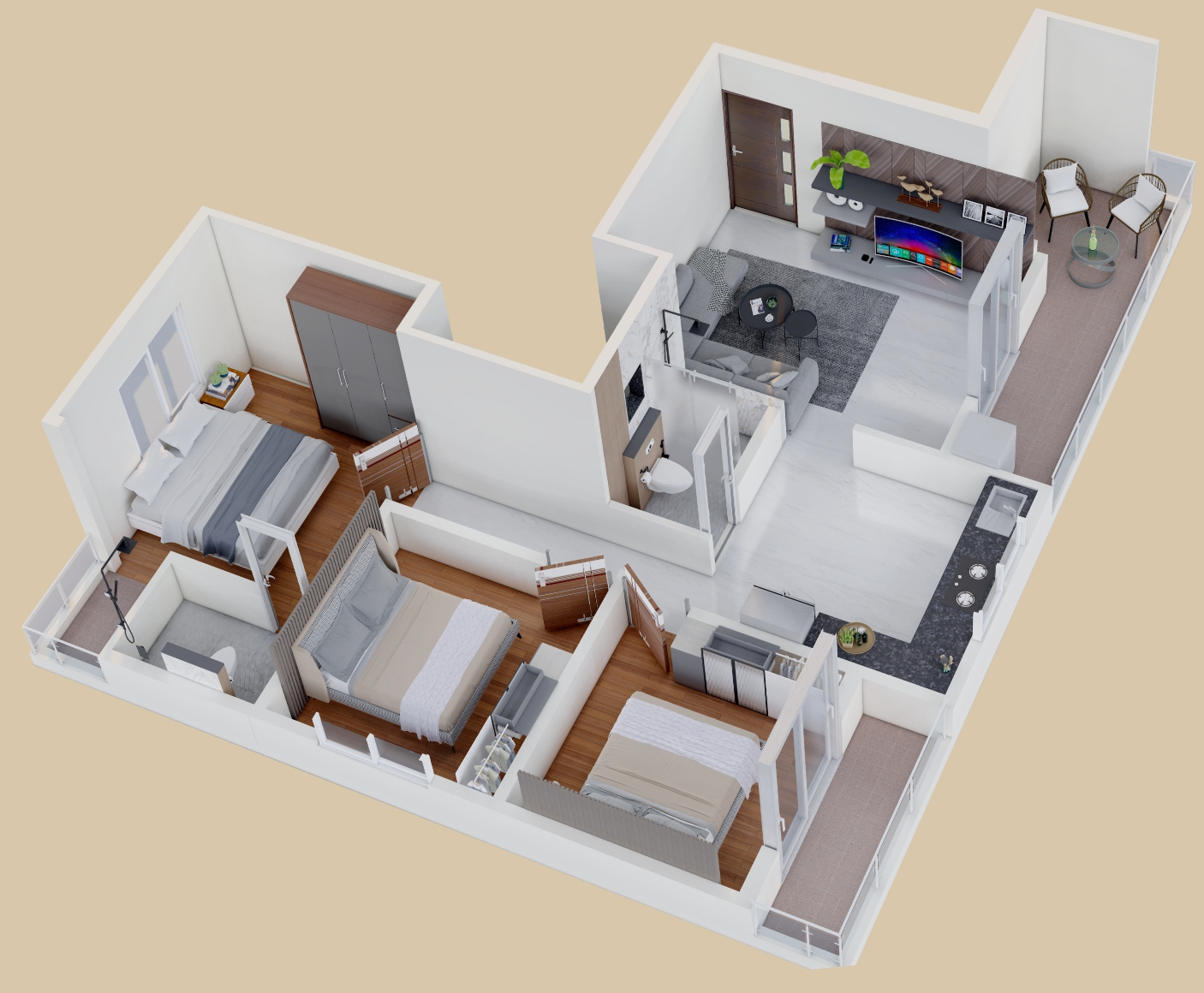 dummy Cubic Meraki Tower dummy Cubic Meraki Tower
