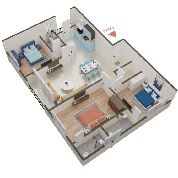 3DFloorPlan of Riddhi Vinit