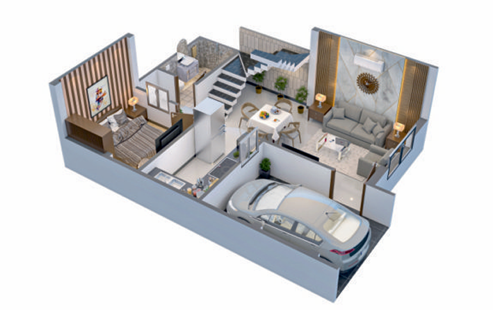3DFloorPlan of Urban Paradise