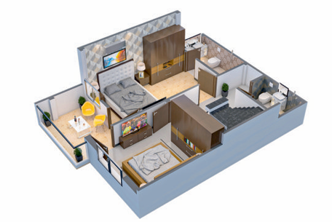 3DFloorPlan of Urban Paradise