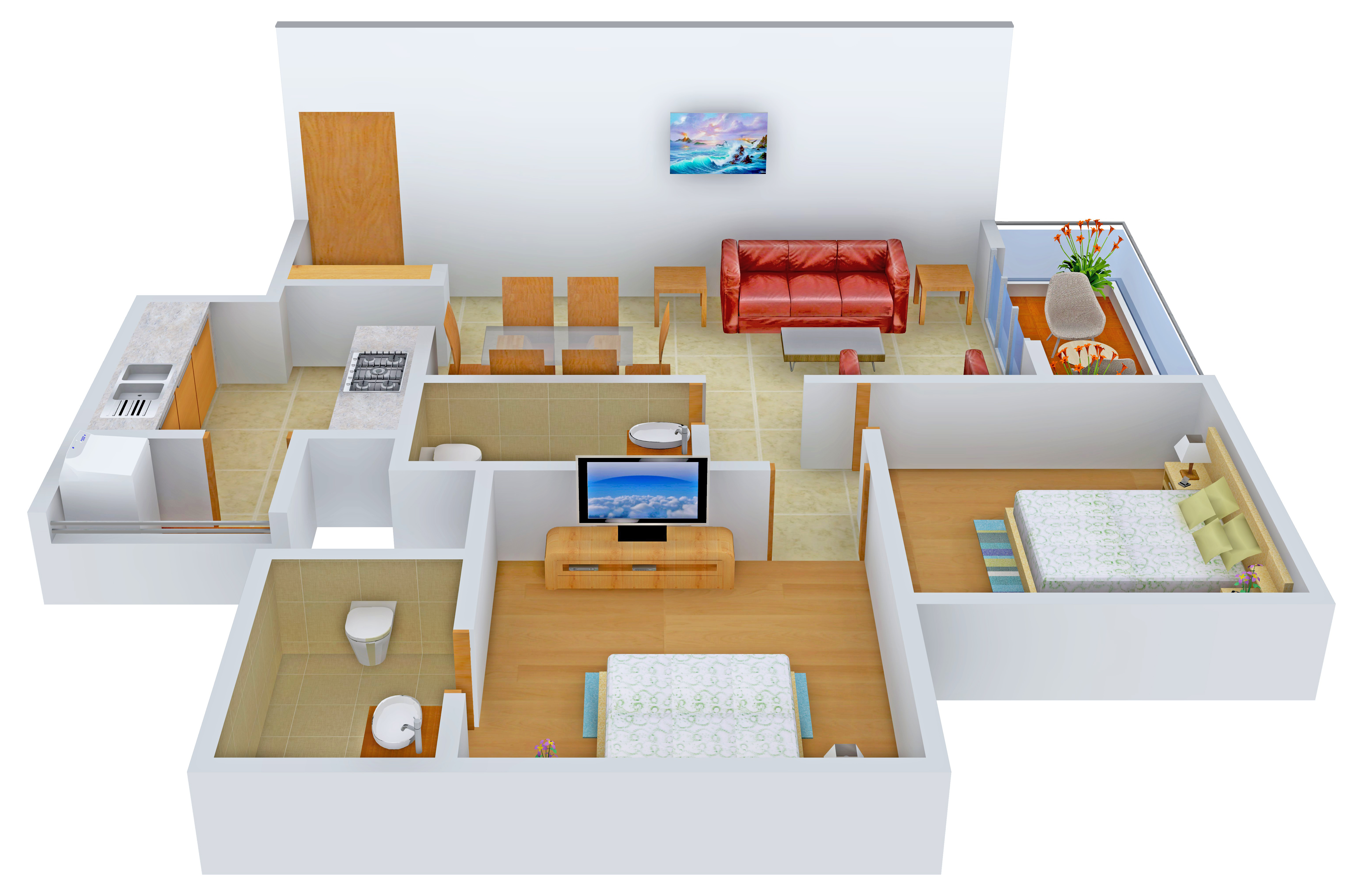 3DFloorPlan of Pride Springfields