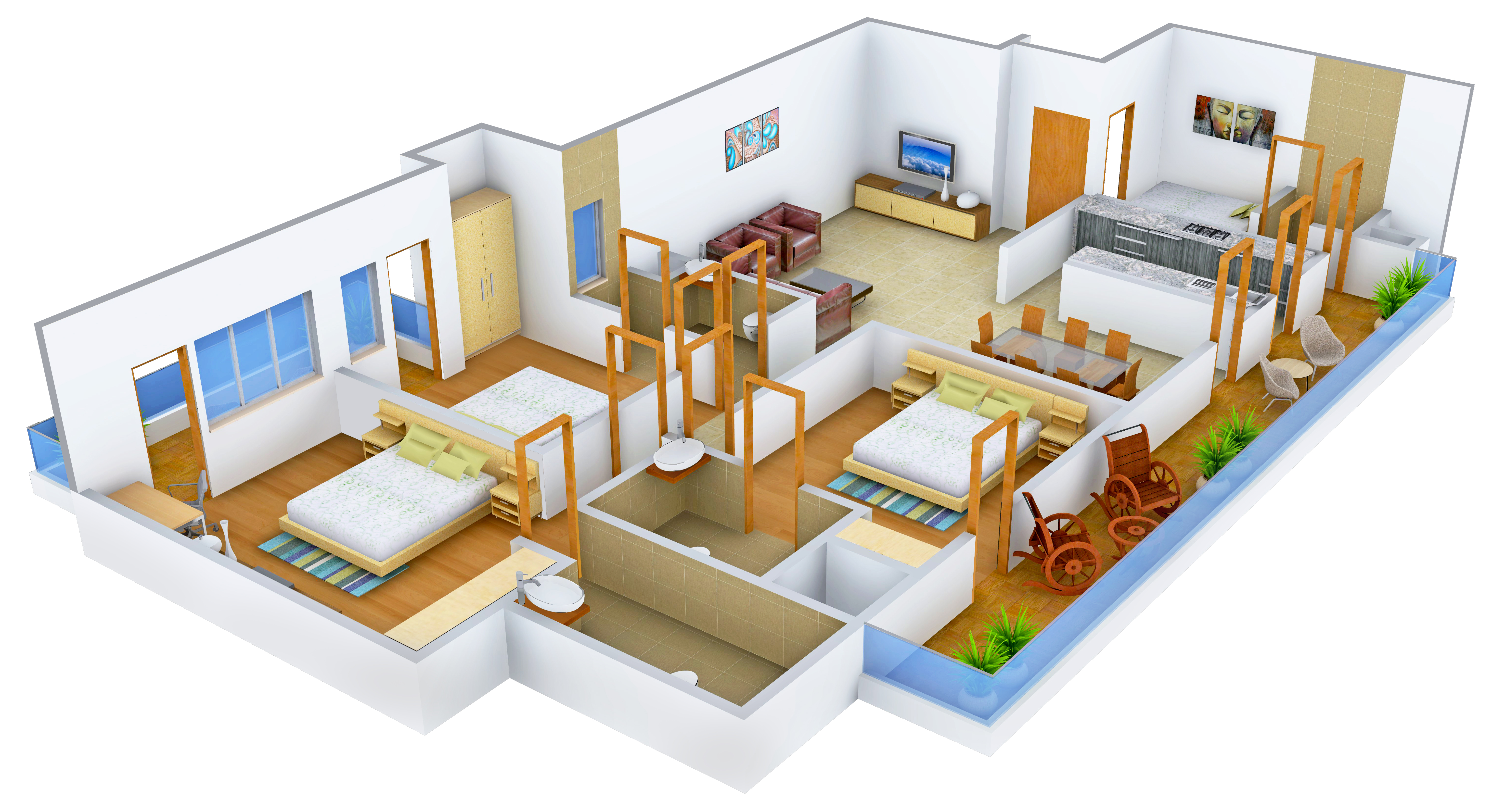 3DFloorPlan of CHD Avenue 71
