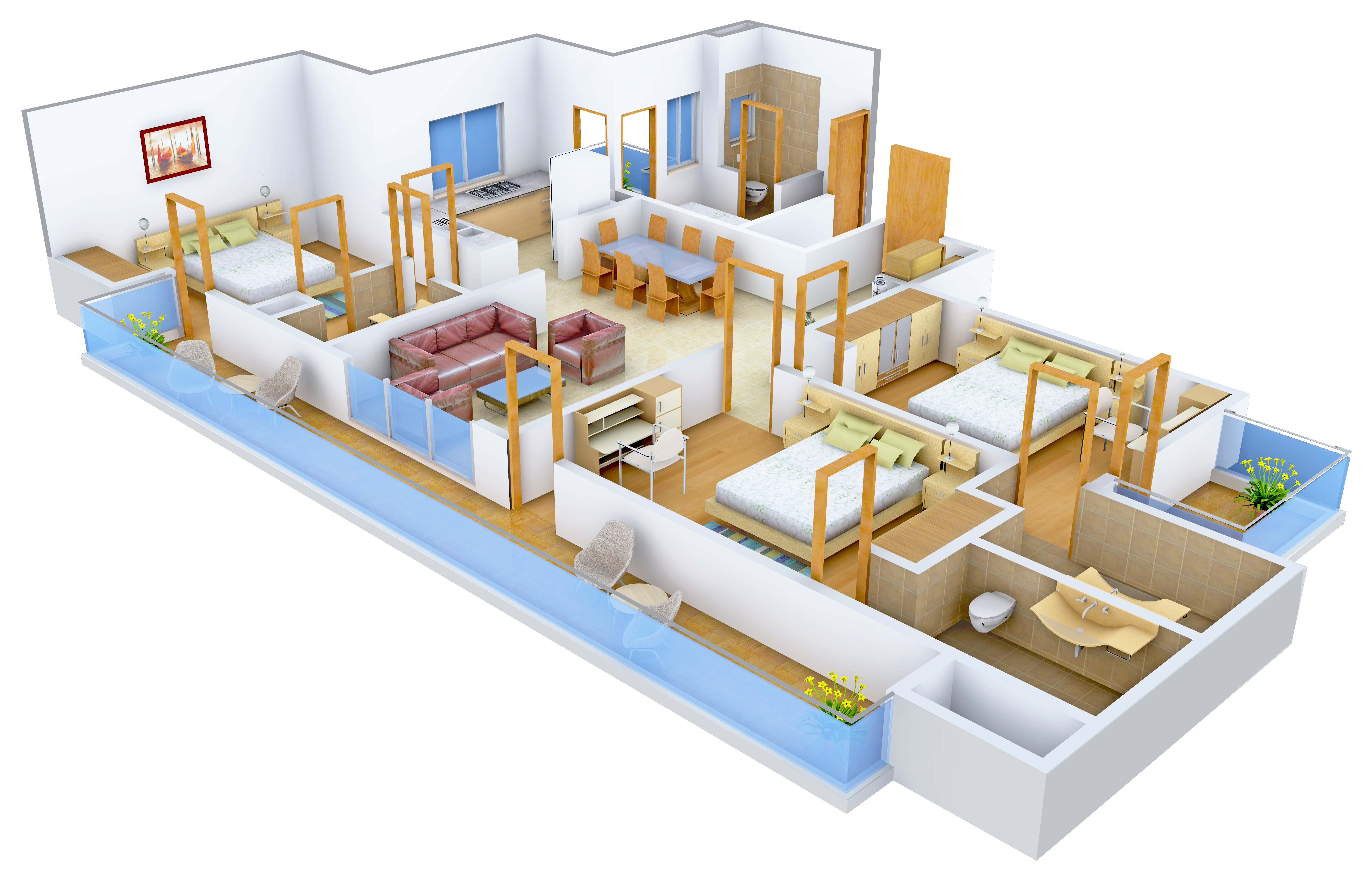 3DFloorPlan of CHD Avenue 71