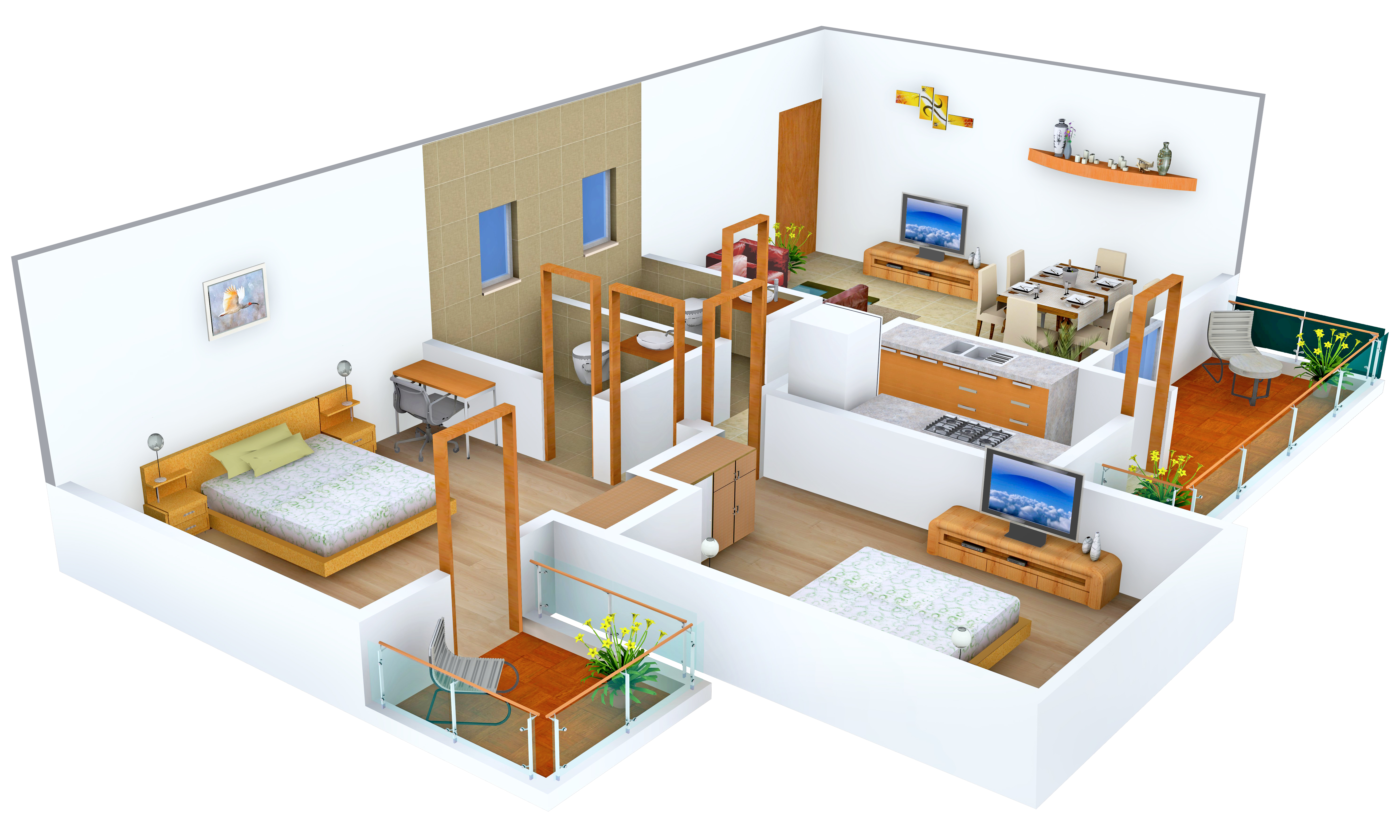 3DFloorPlan of Sidhartha Estella