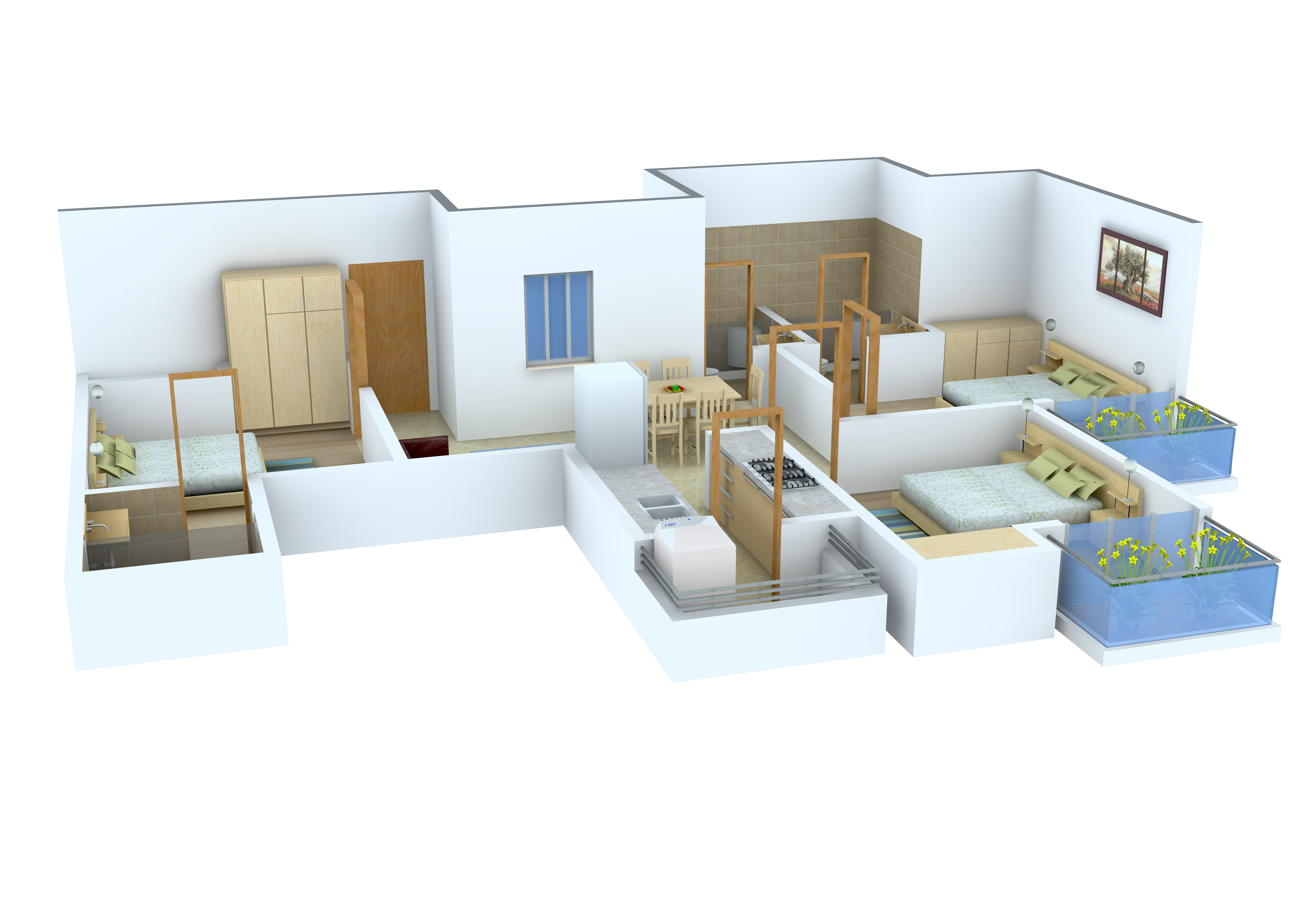 3DFloorPlan of Mapsko Paradise