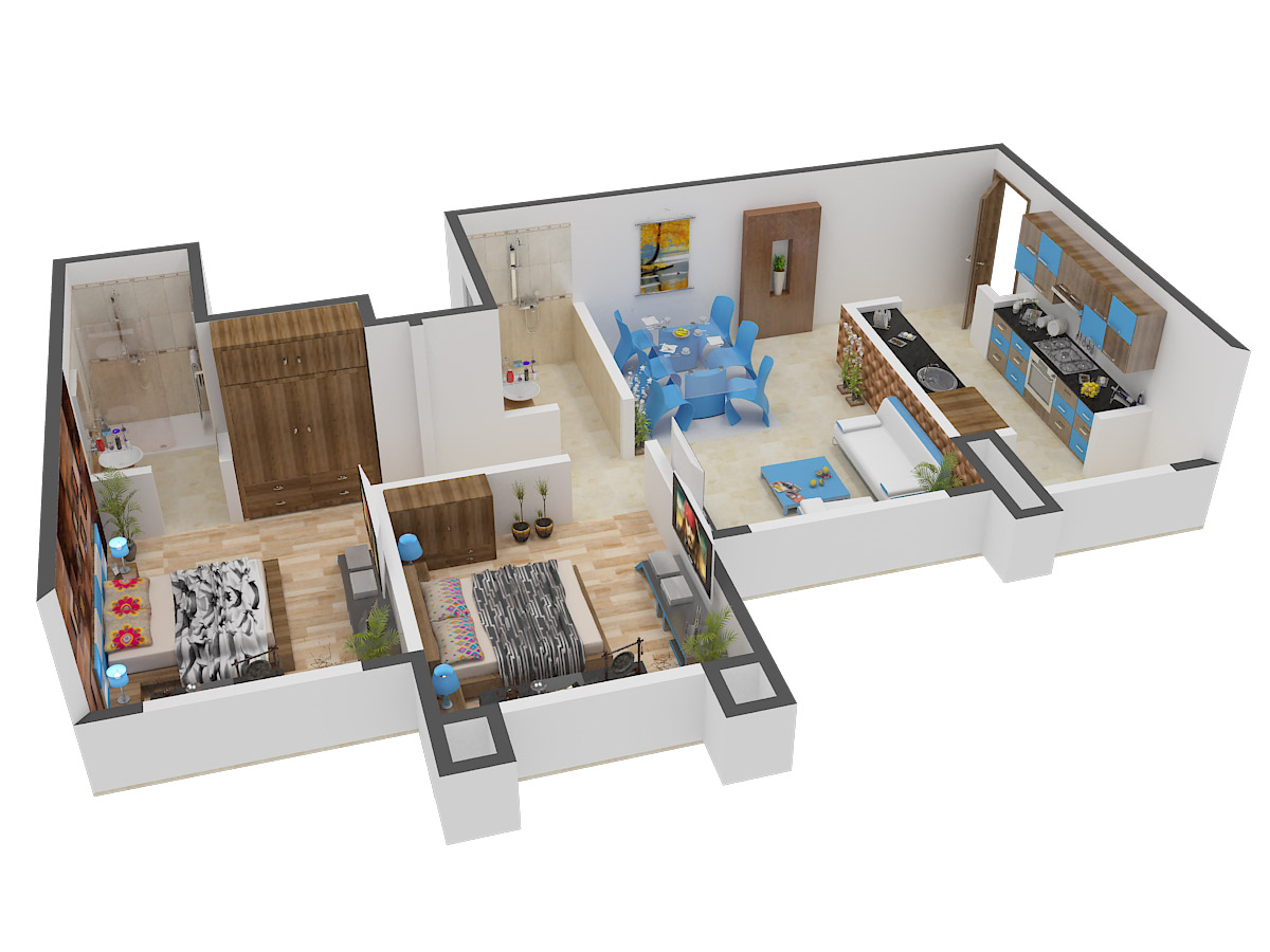 3DFloorPlan of Neptune Eleve