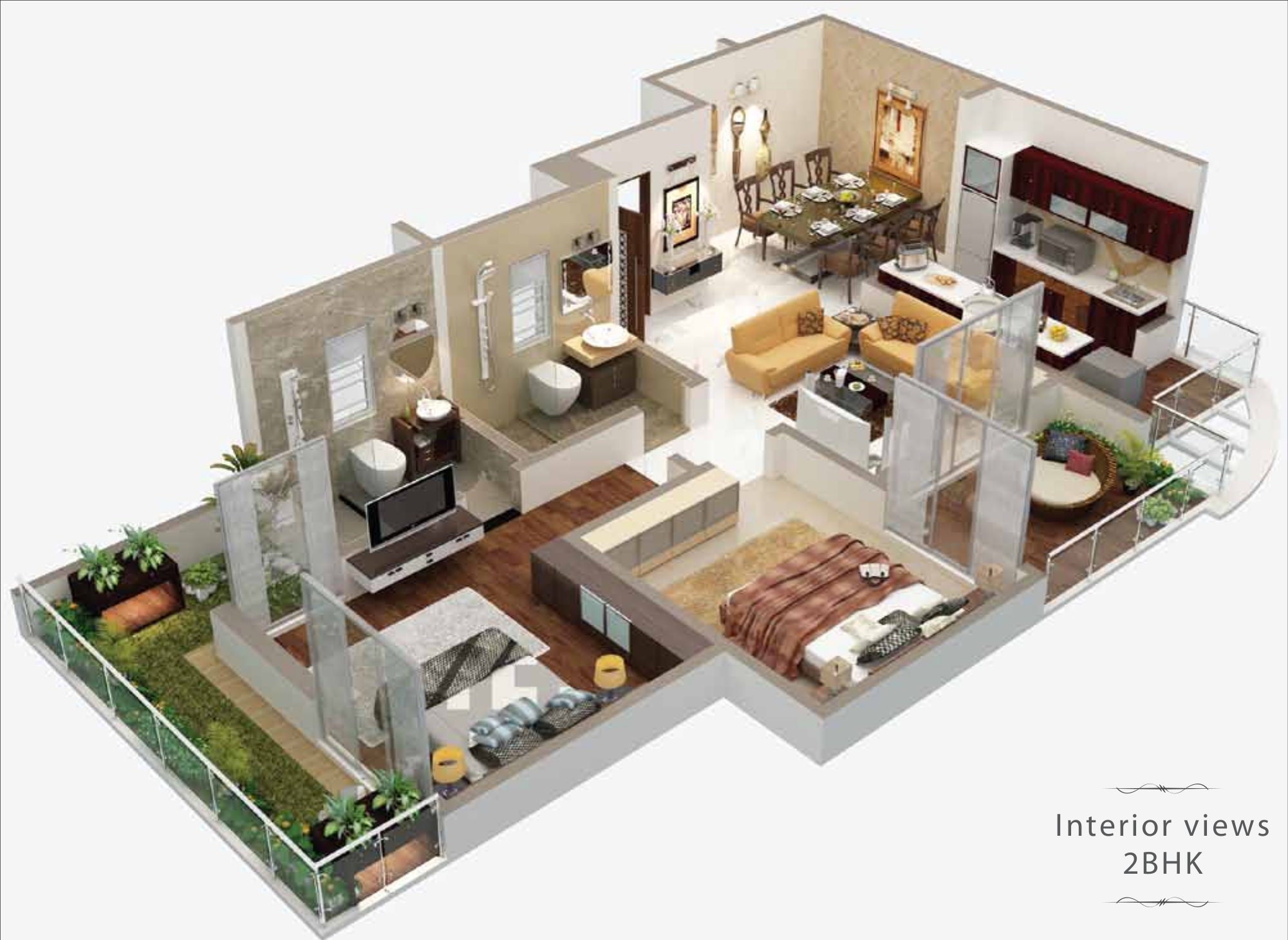 3DFloorPlan of Hubtown Sunstone
