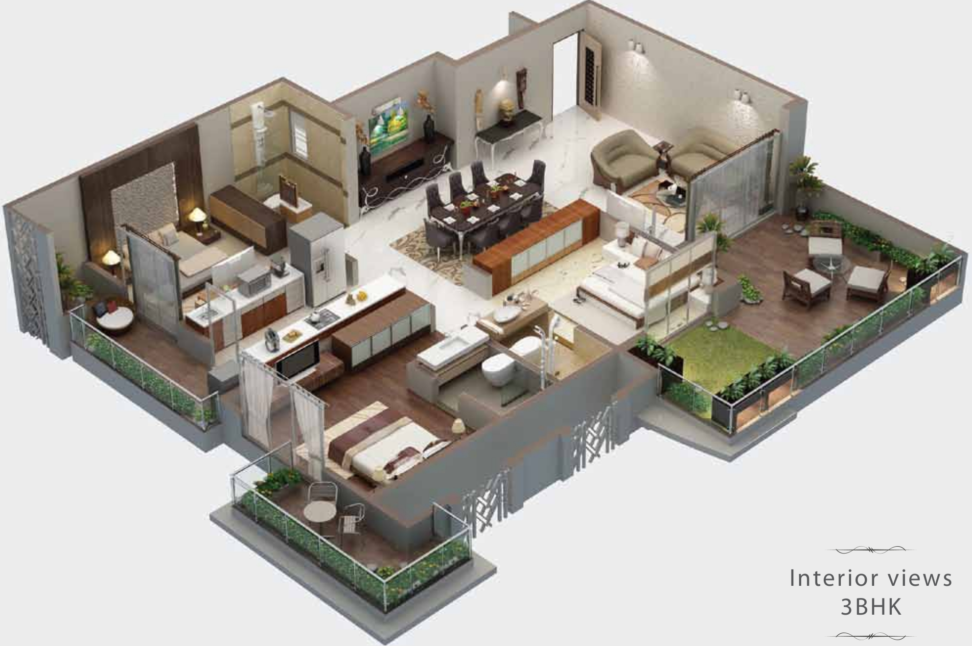 3DFloorPlan of Hubtown Sunstone