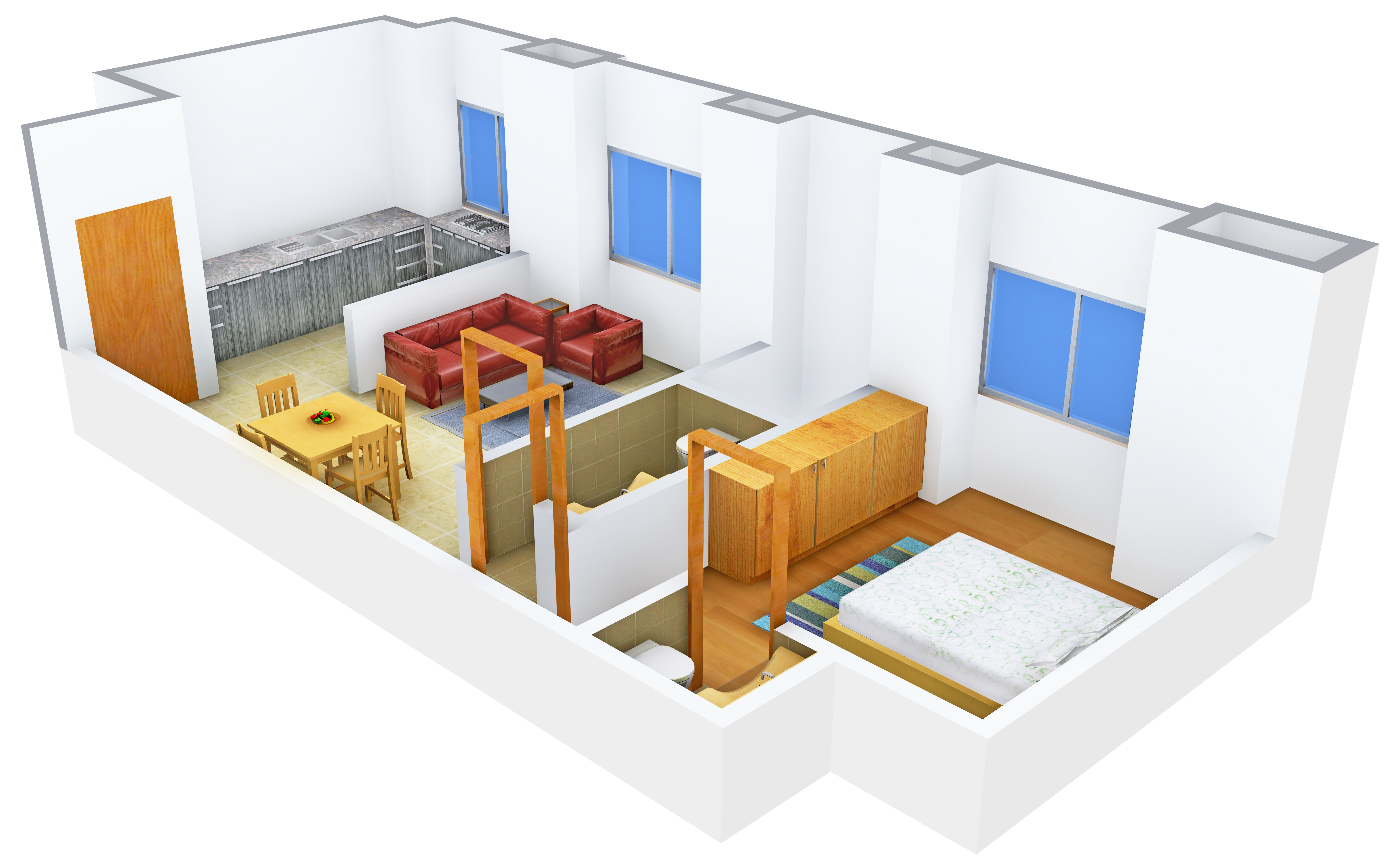 3DFloorPlan of Mantri Serene
