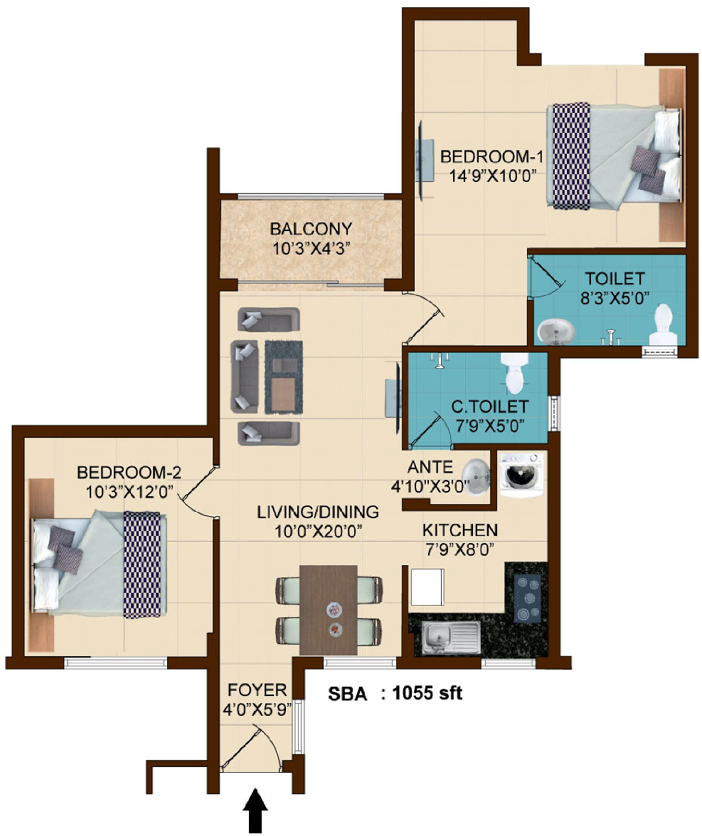 3D Floor Plan