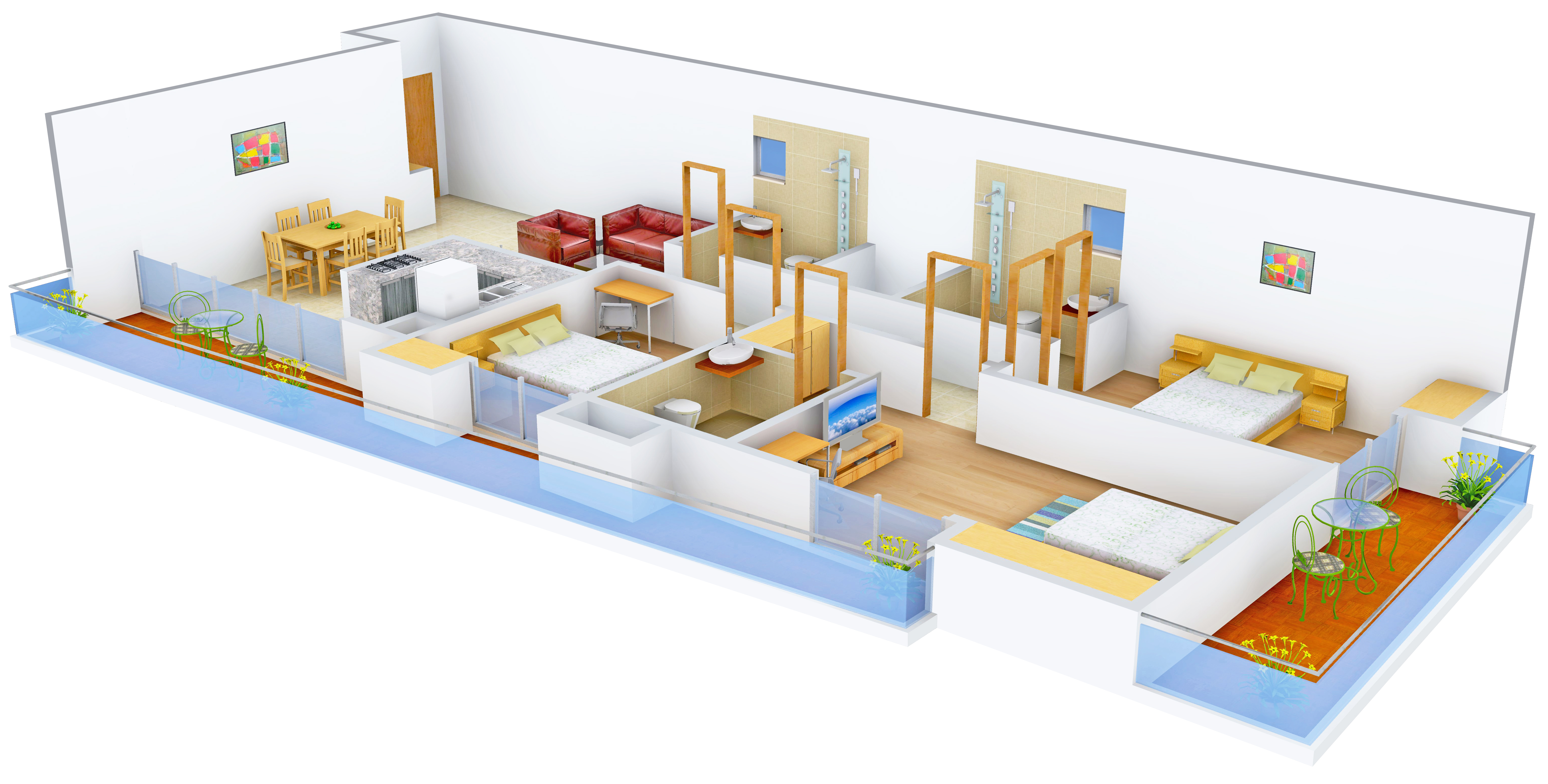 3DFloorPlan of Supertech Supernova