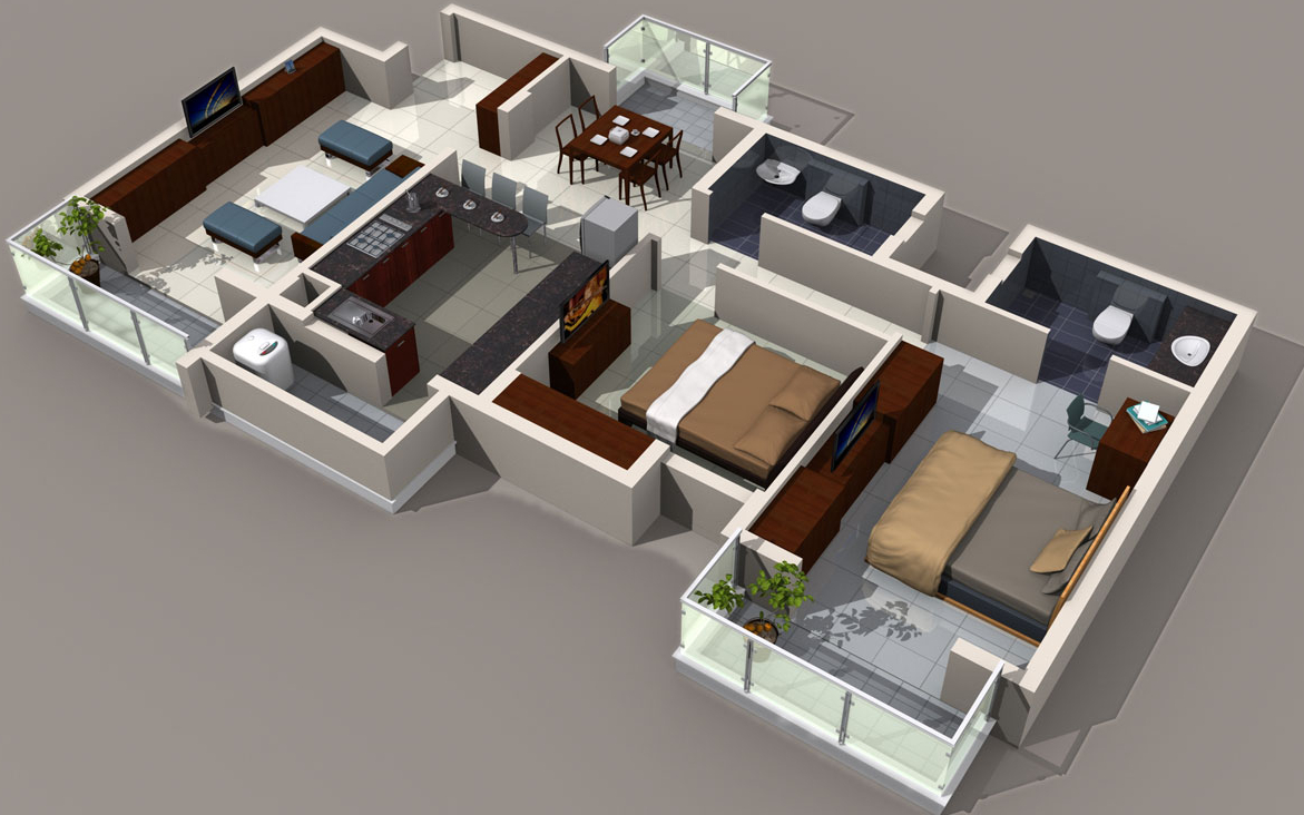 3DFloorPlan of Bhoomika Vista Lagos