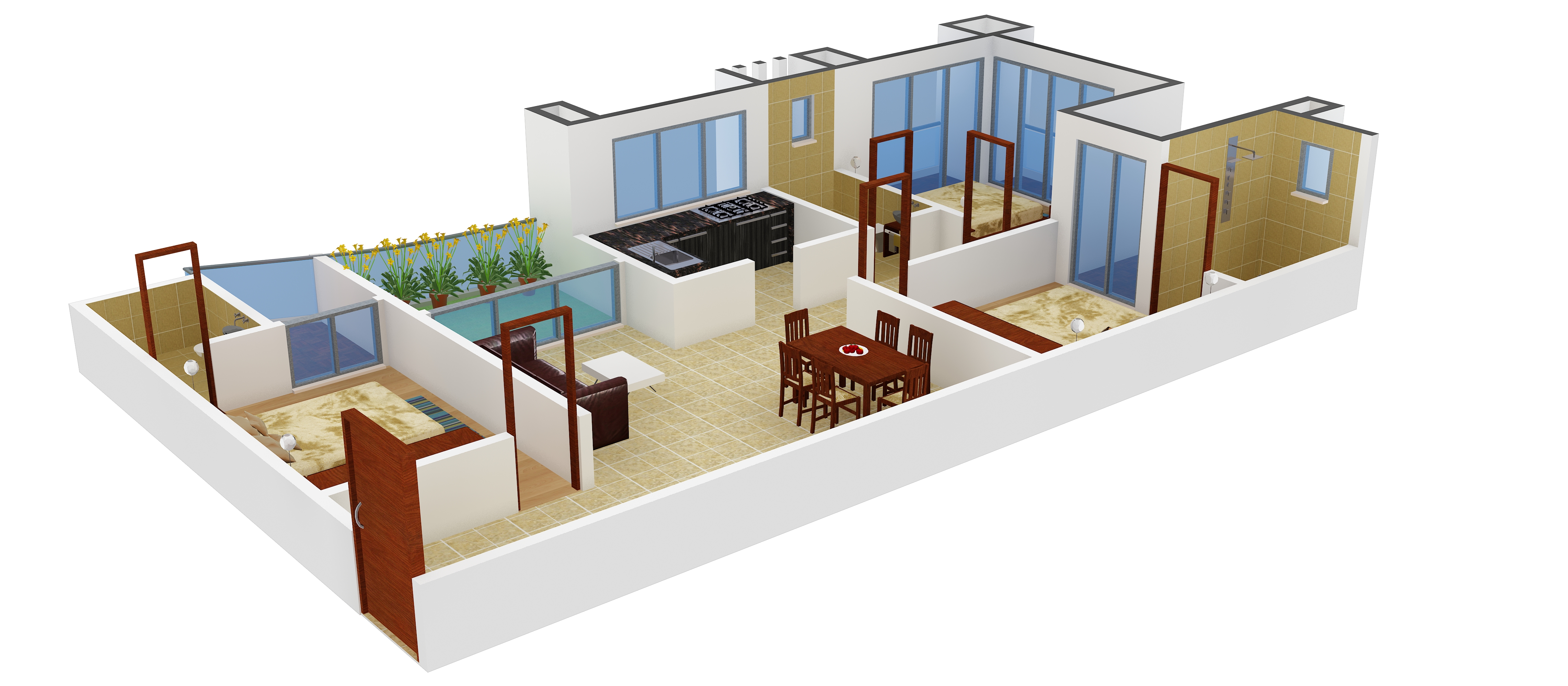 3DFloorPlan of Team Bellagio