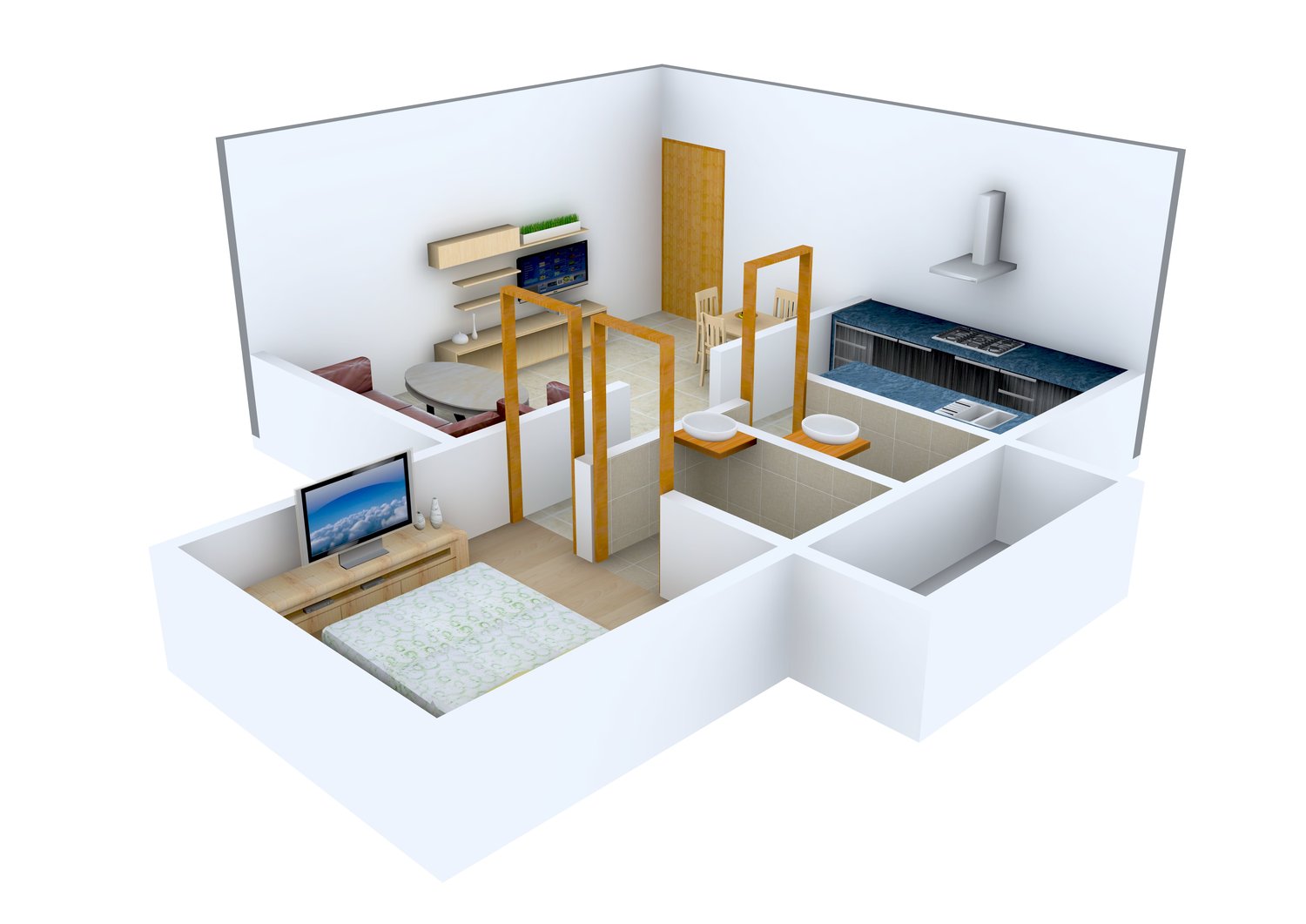 3DFloorPlan of Kamla Aquina