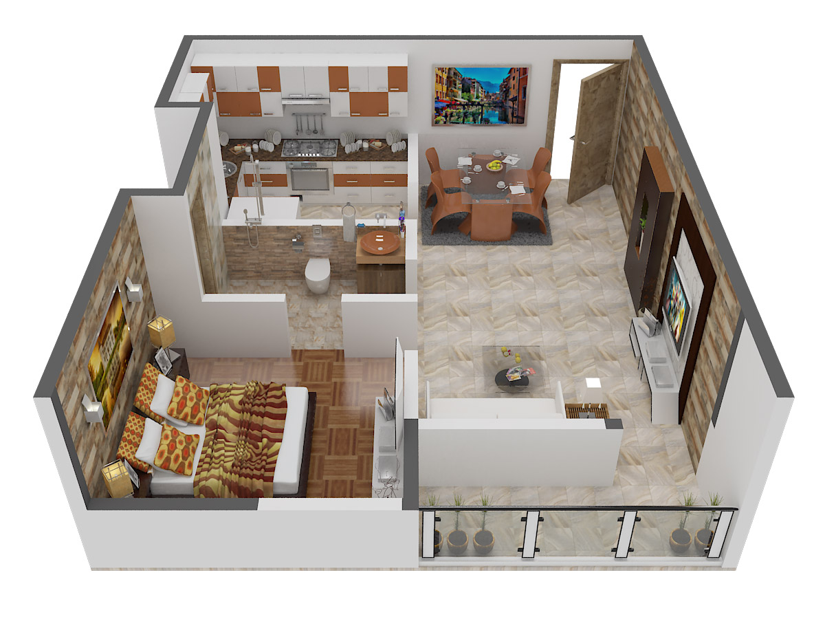 3DFloorPlan of SPRRG Osian Chlorophyll