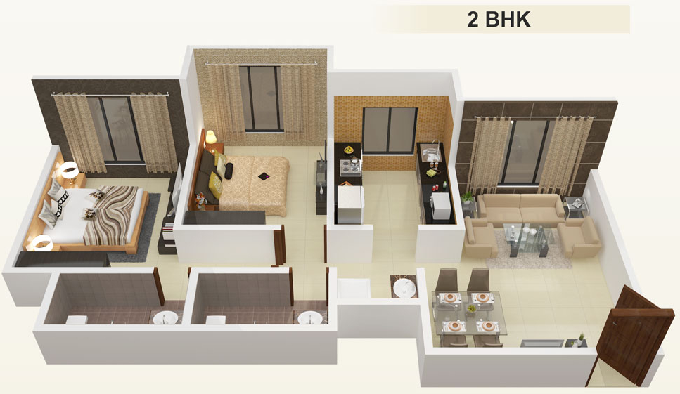 3DFloorPlan of Agarwal Meadows