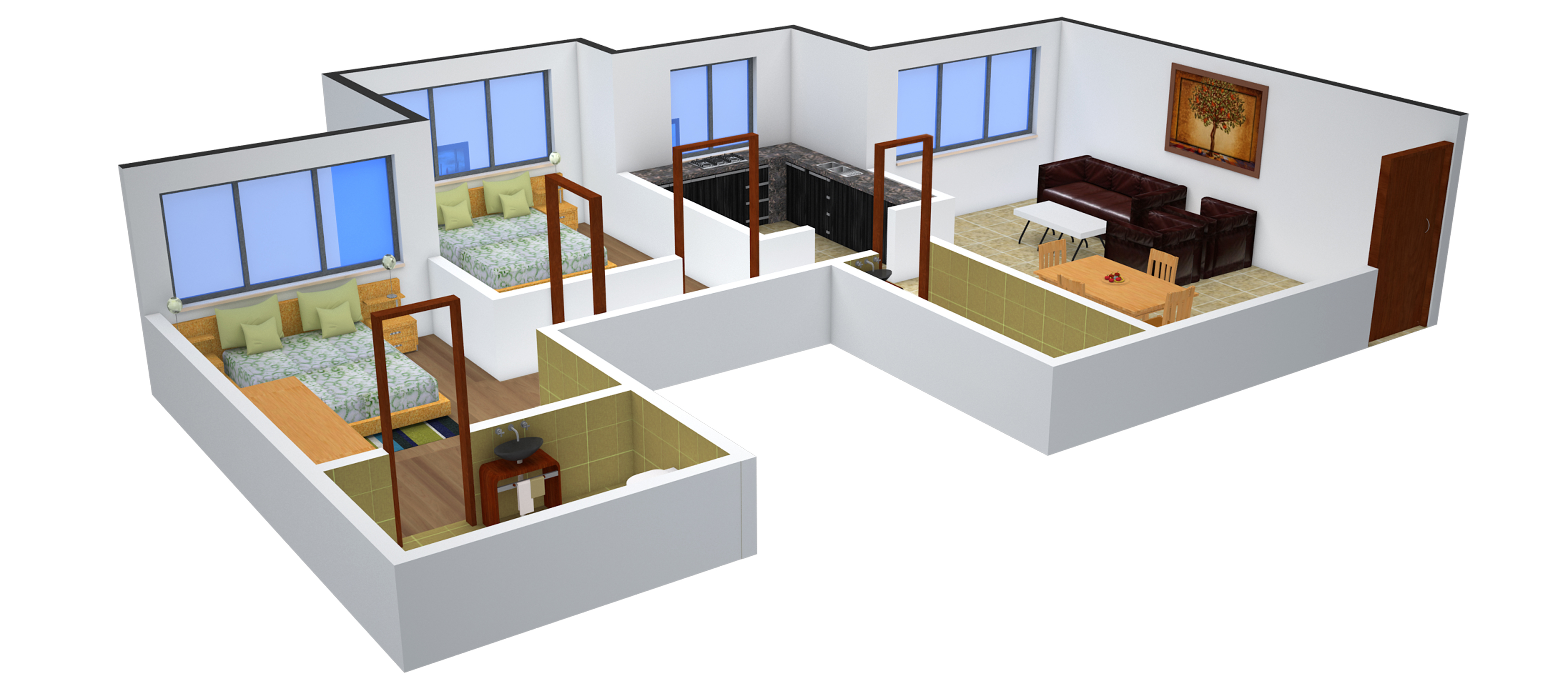 3DFloorPlan of Romell Grandeur