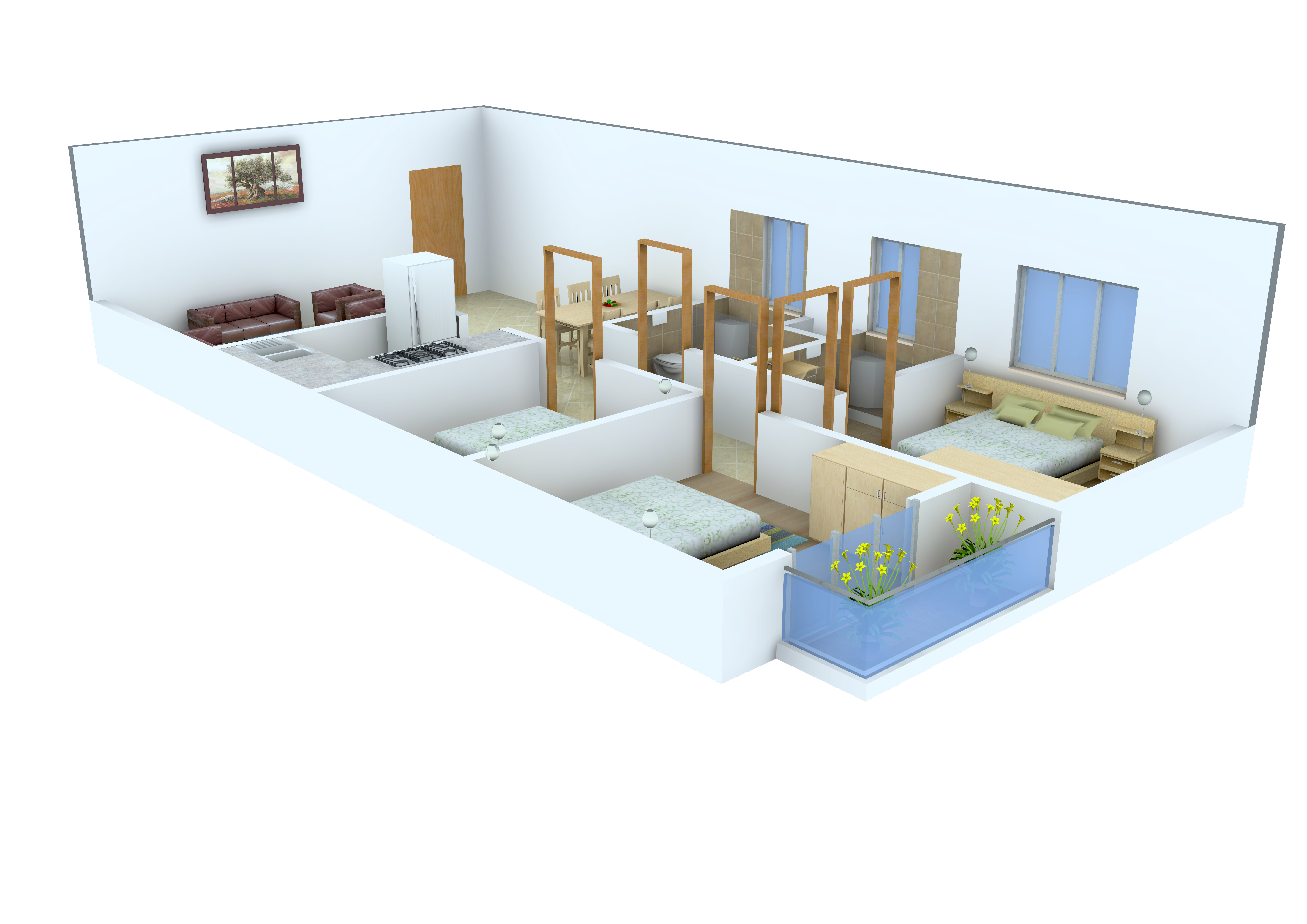 3DFloorPlan of Today Elegancy