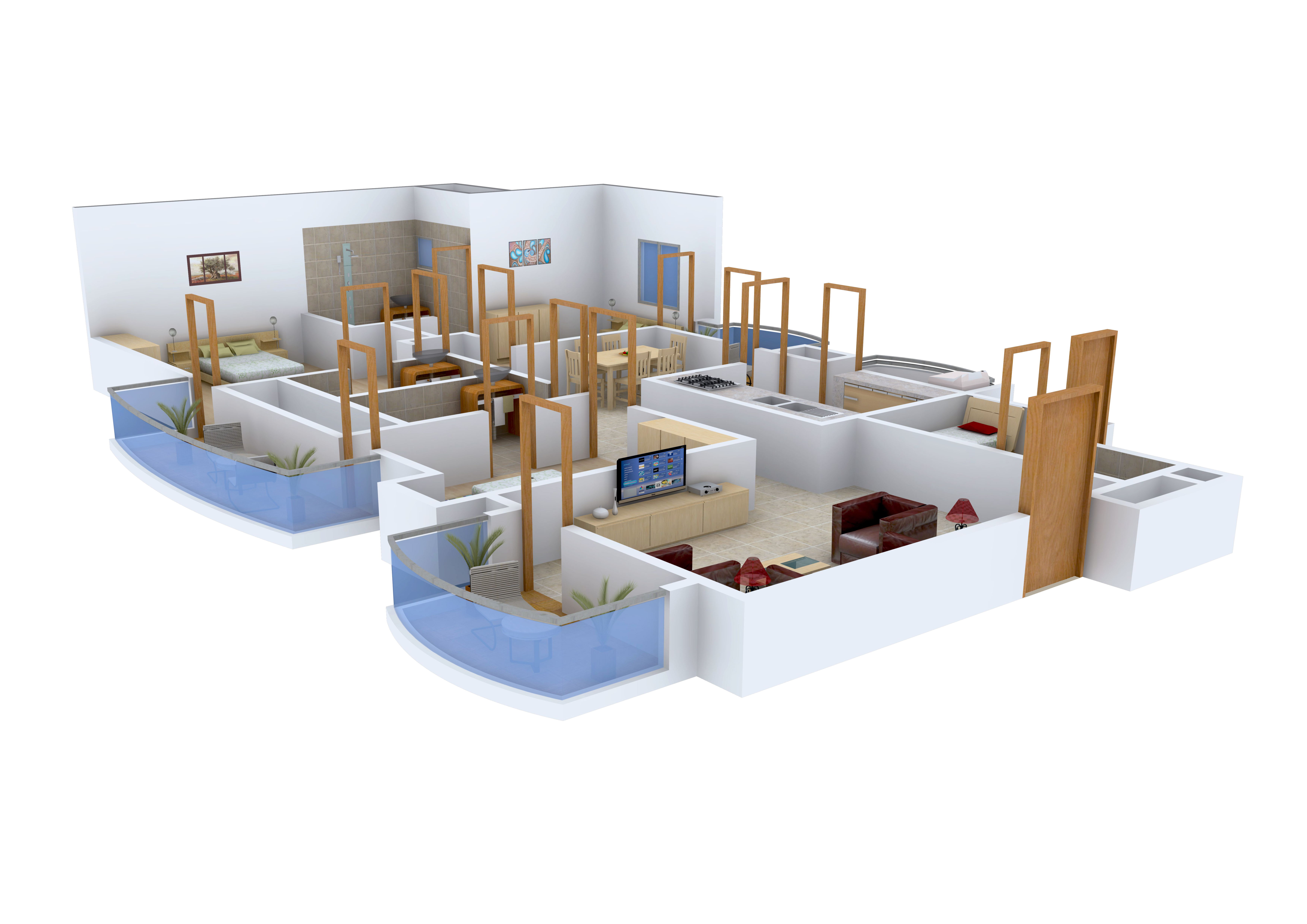 3DFloorPlan of Akme Raaga