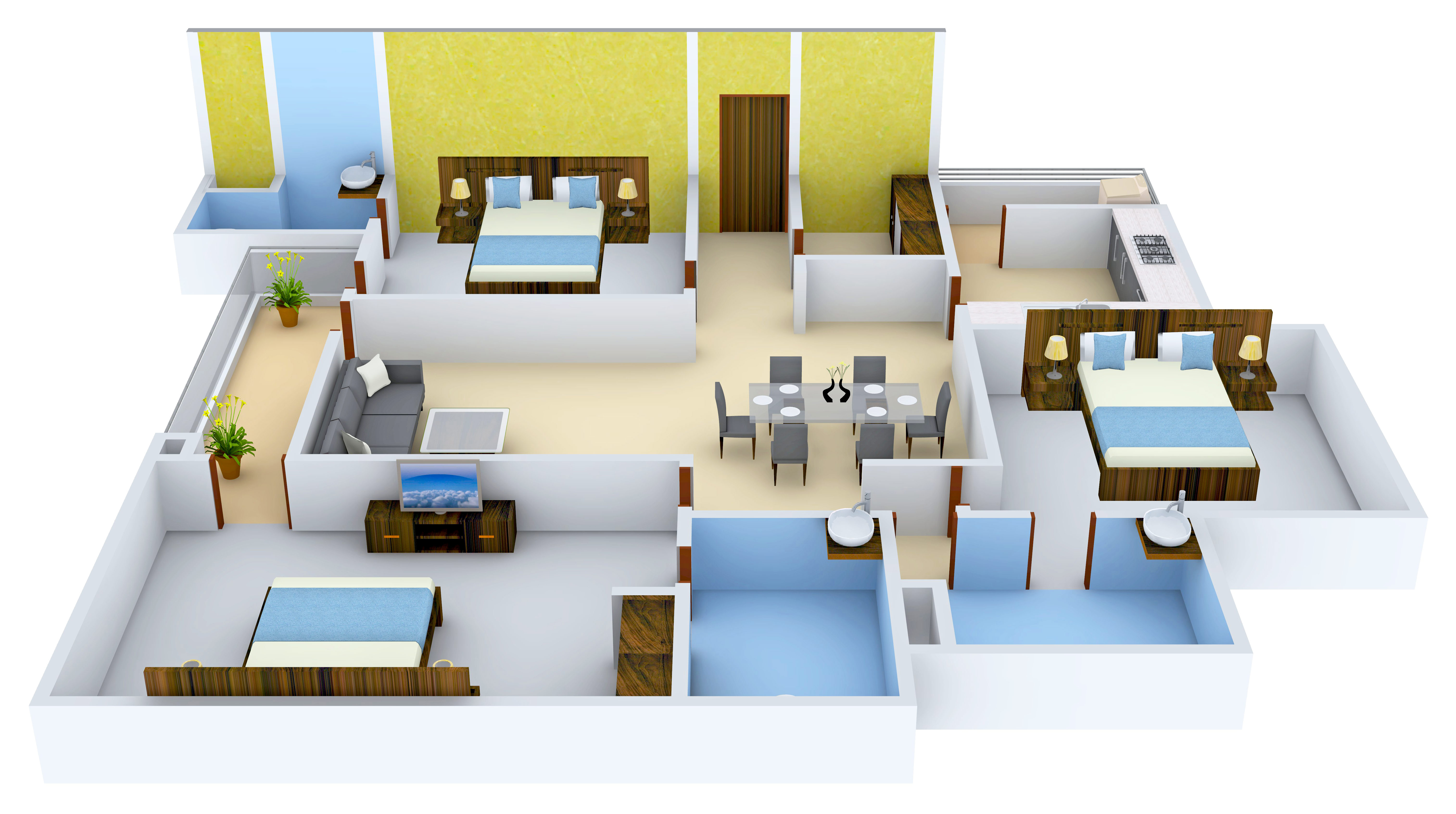3DFloorPlan of Stellar MI Legacy
