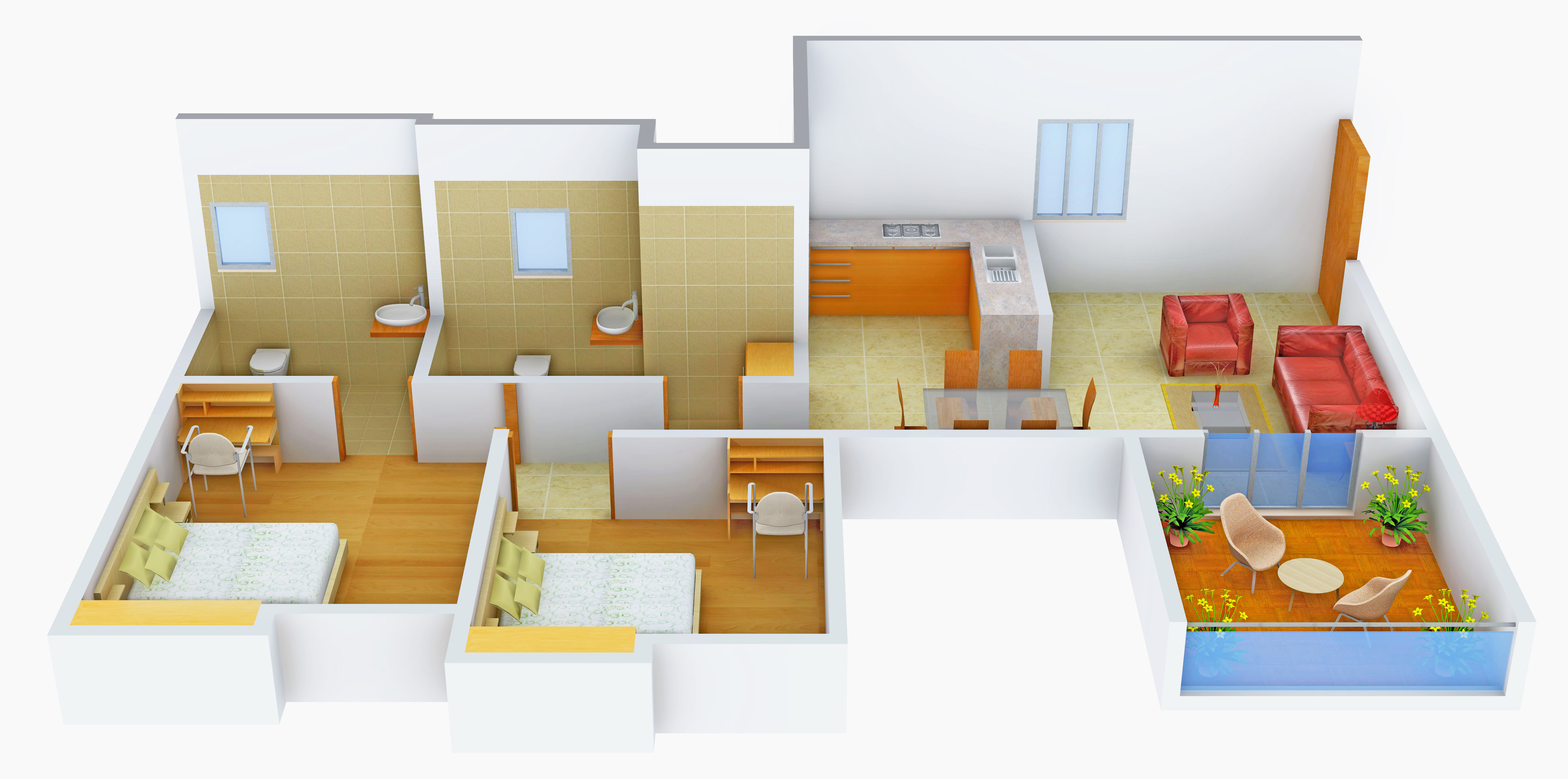 3DFloorPlan of Reelicon Alpine Ridge