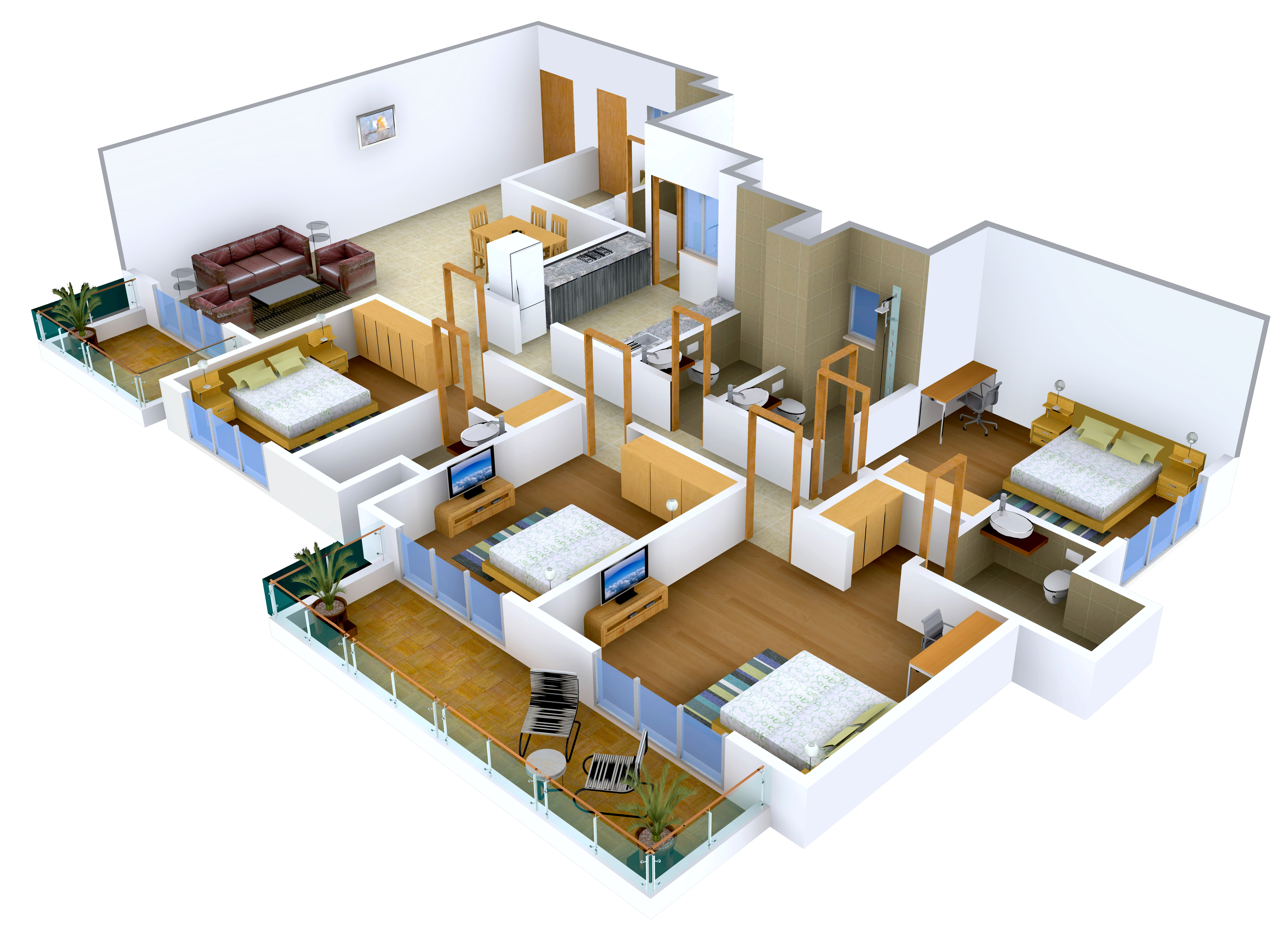 3DFloorPlan of Paras Irene