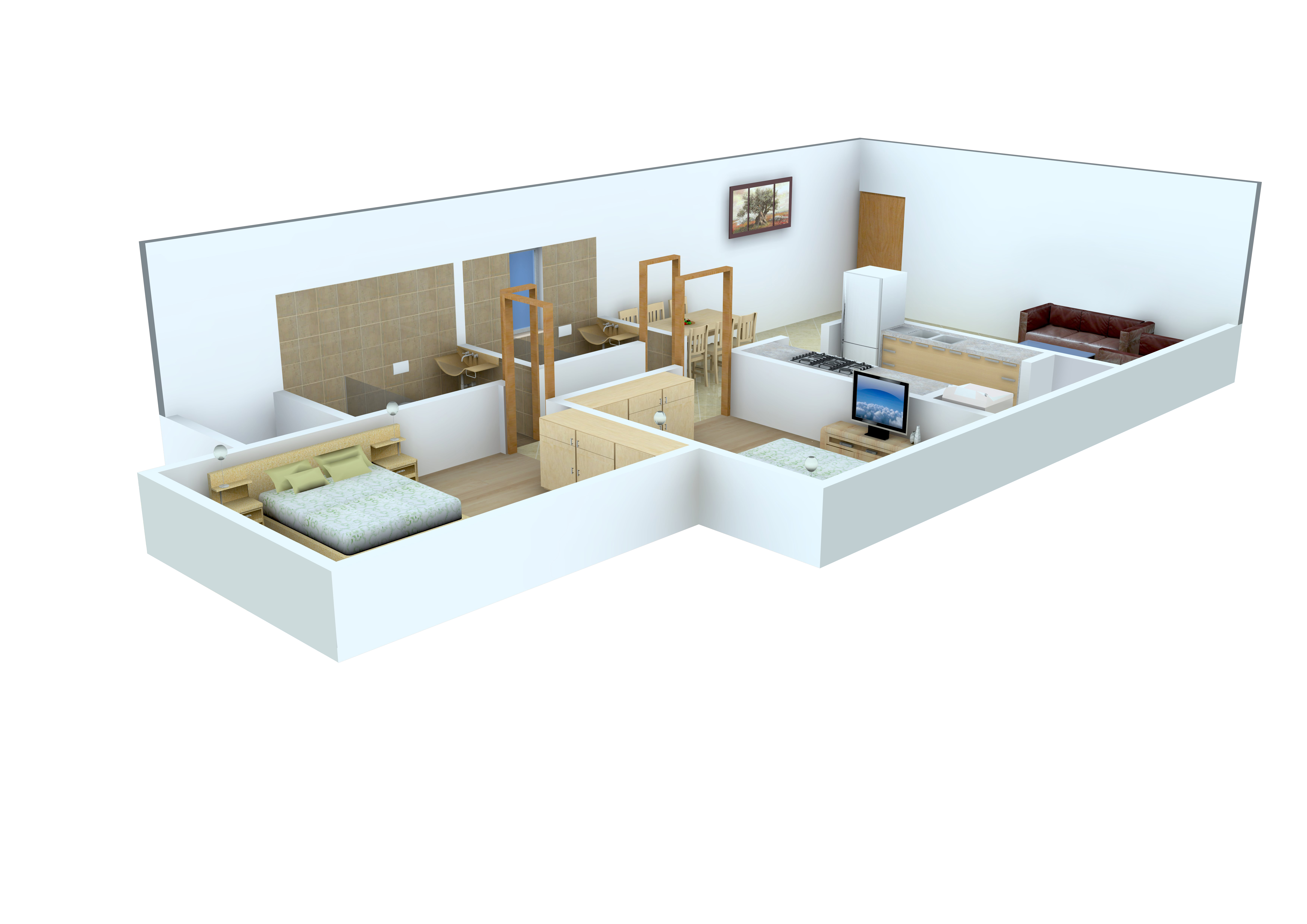 3DFloorPlan of Kabra Christina