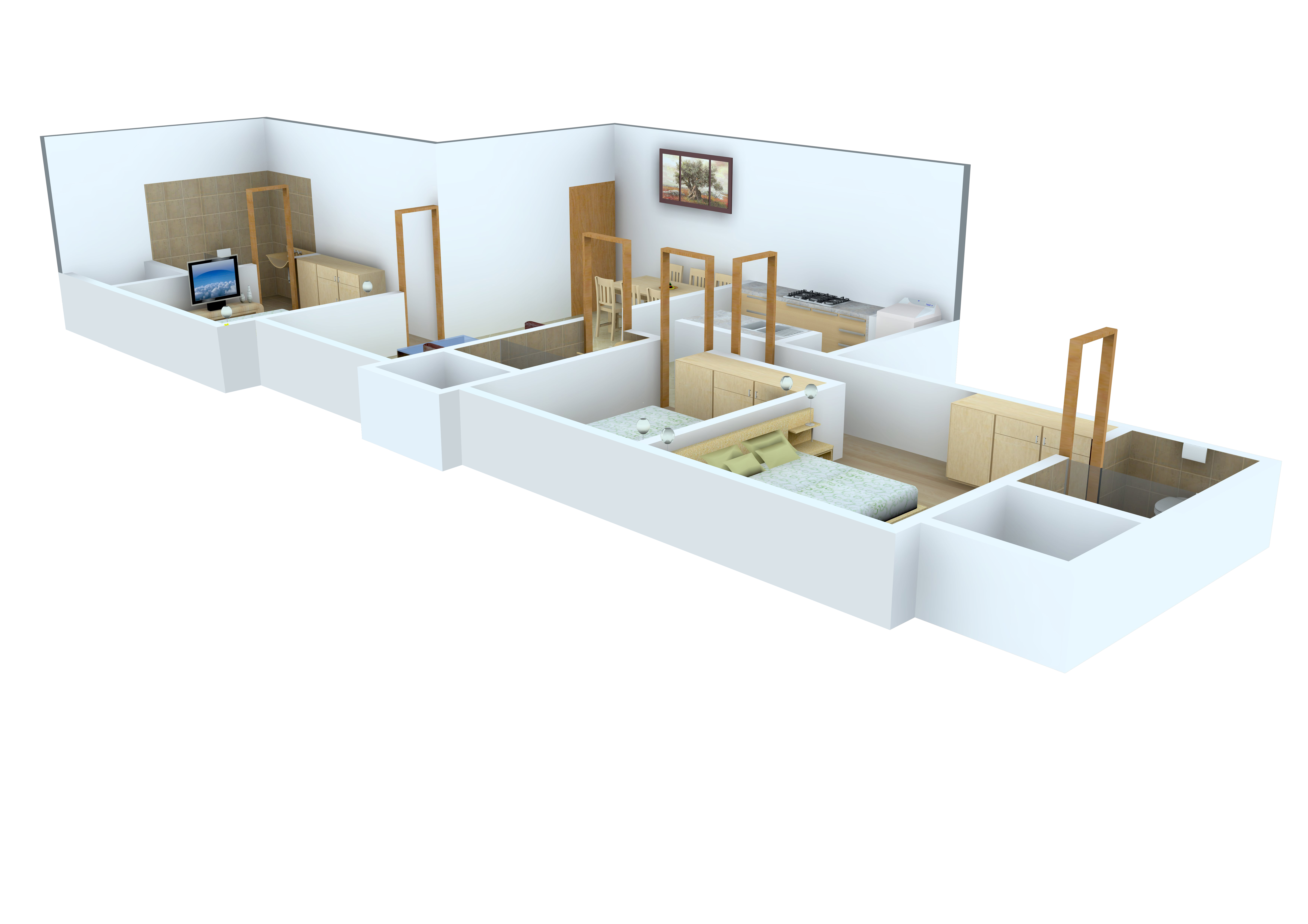 3DFloorPlan of Kabra Christina